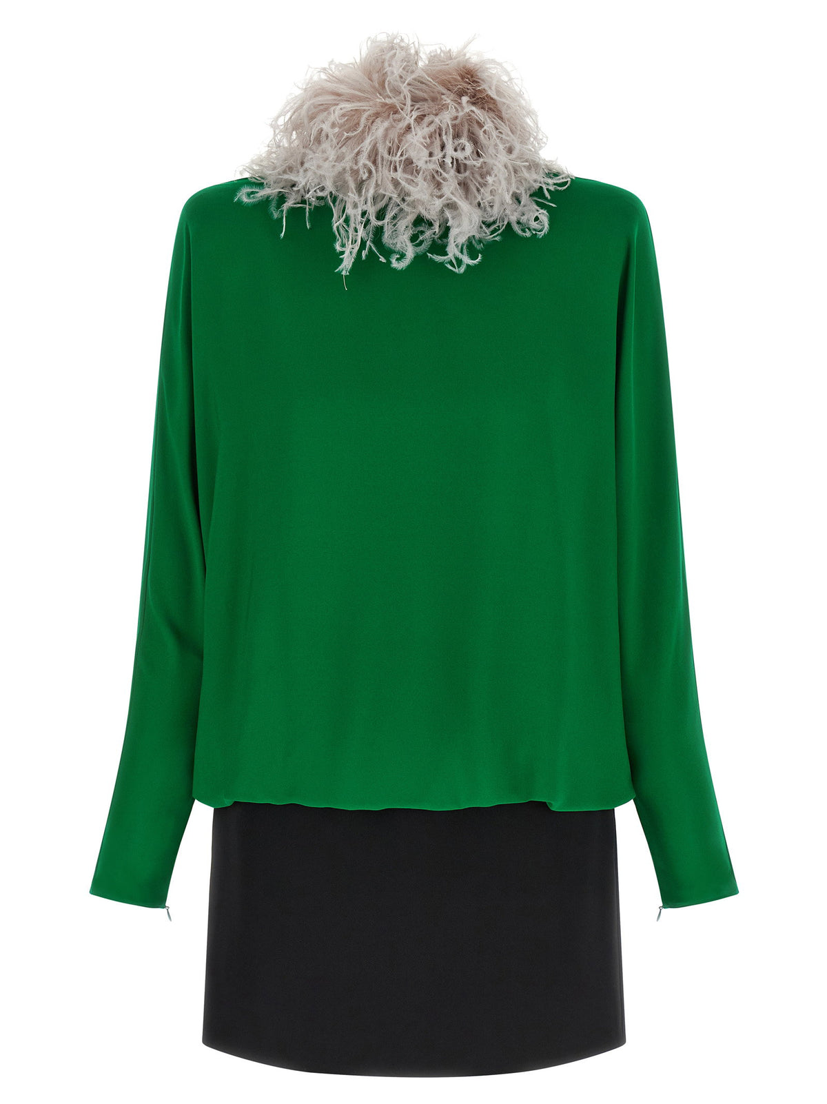 Valentino Garavani Georgette Dress Green