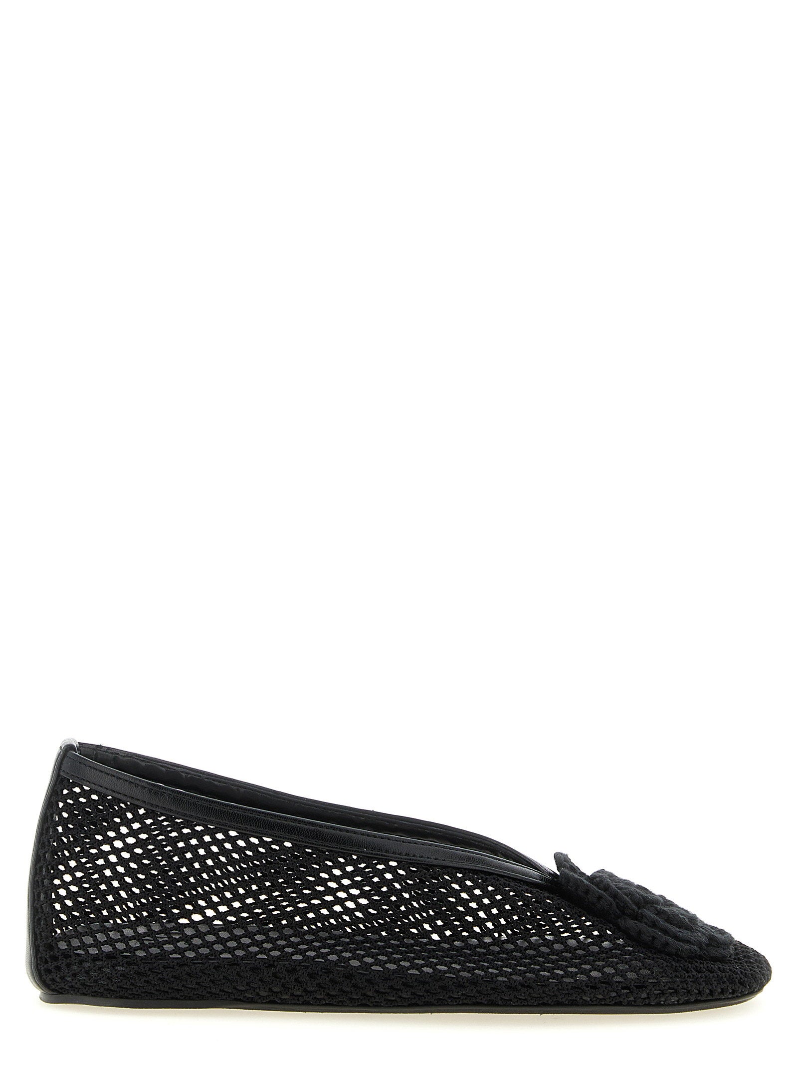 Ganni Jenny Ballet Flats Black