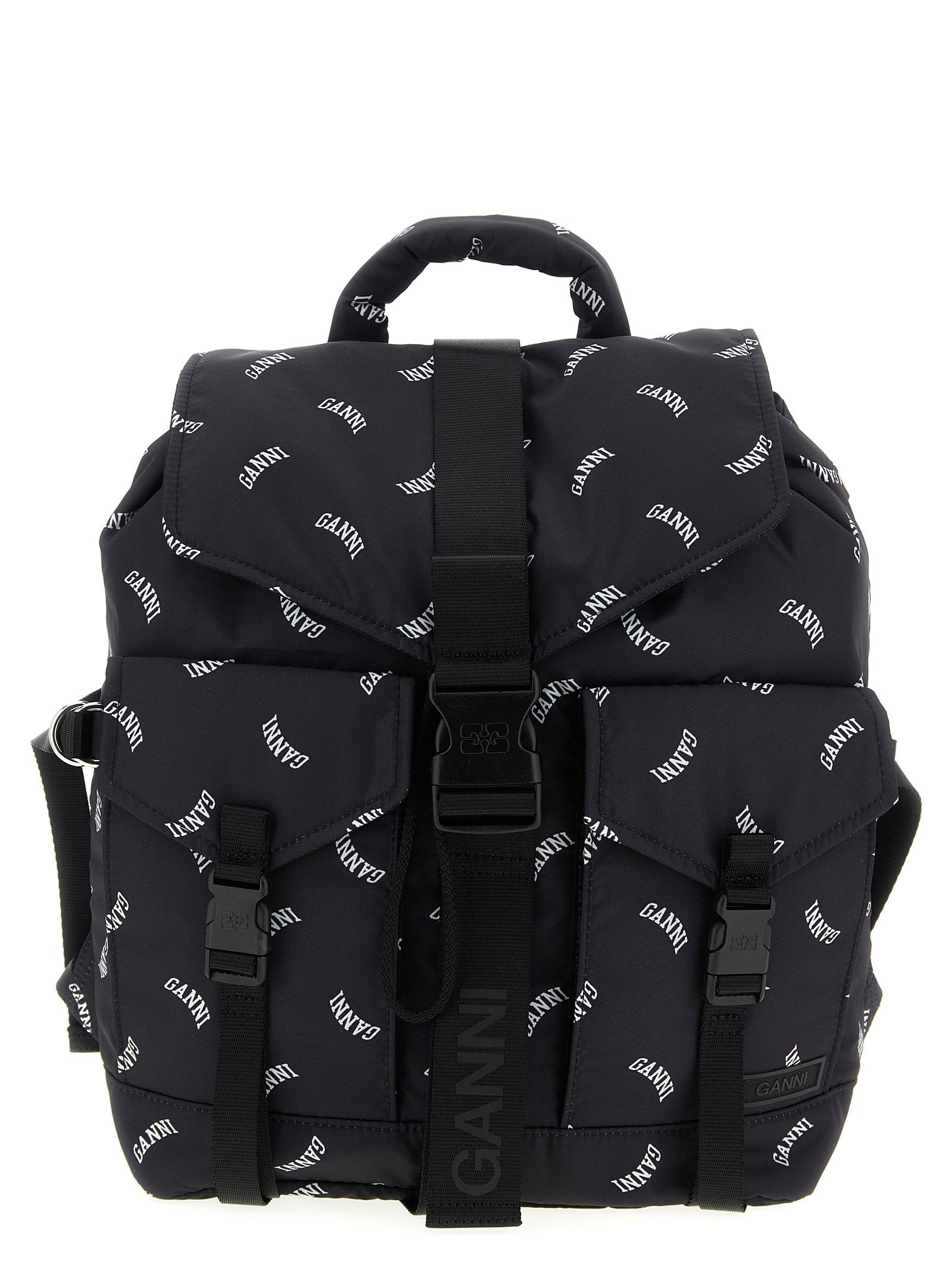 Ganni Re-tech Backpack Black