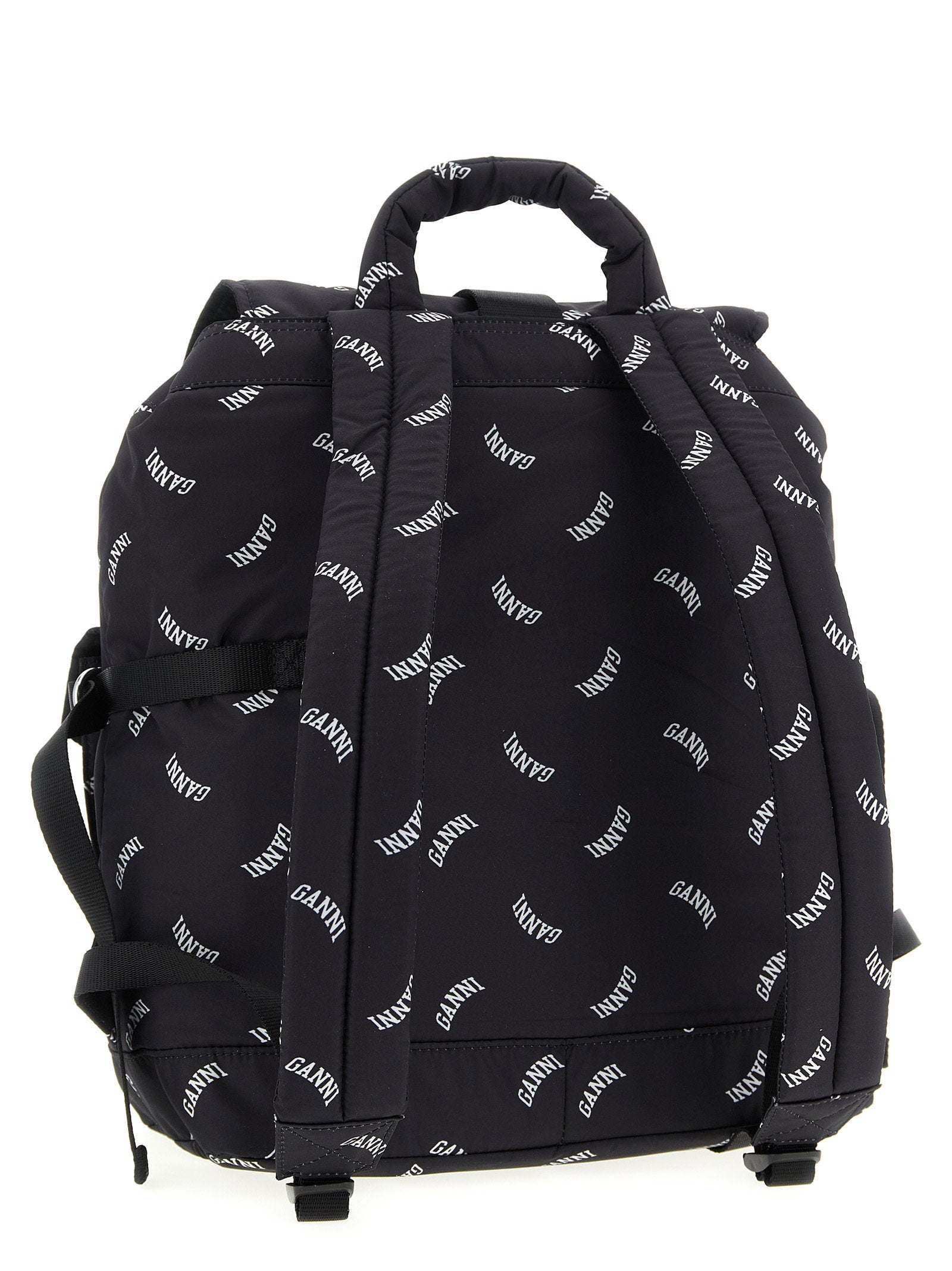 Ganni Re-tech Backpack Black