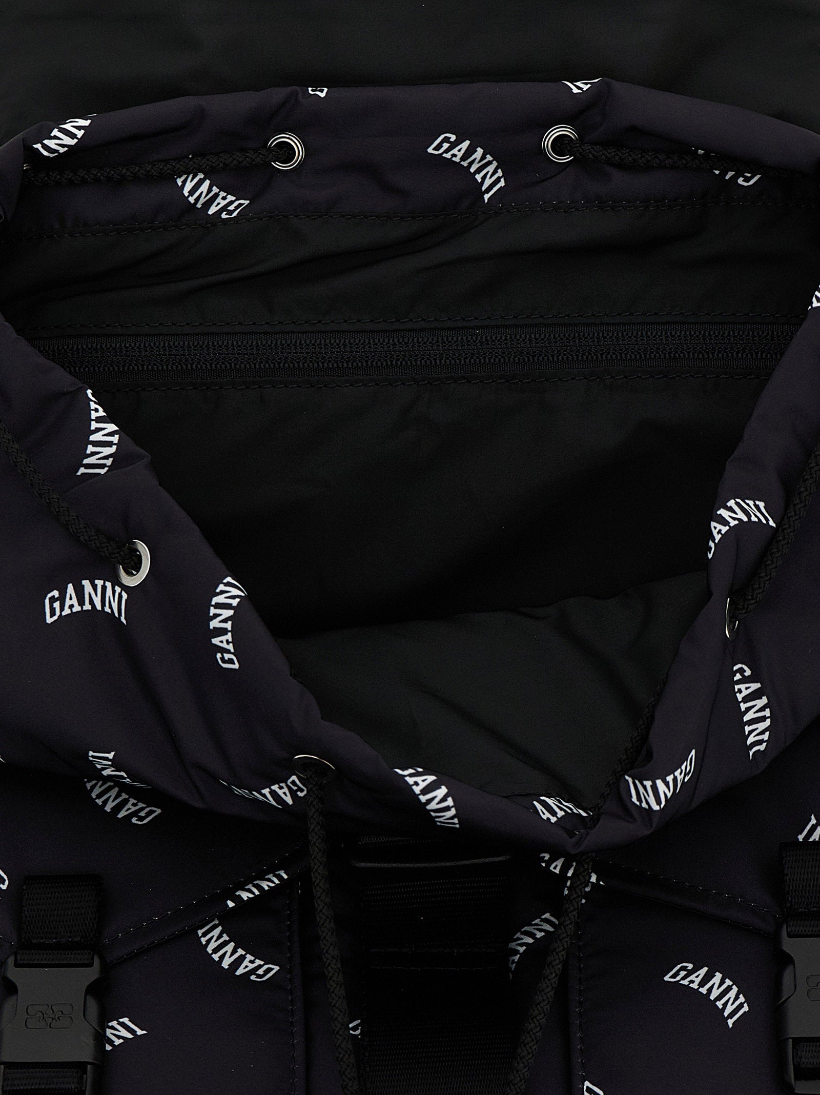 Ganni Re-tech Backpack Black