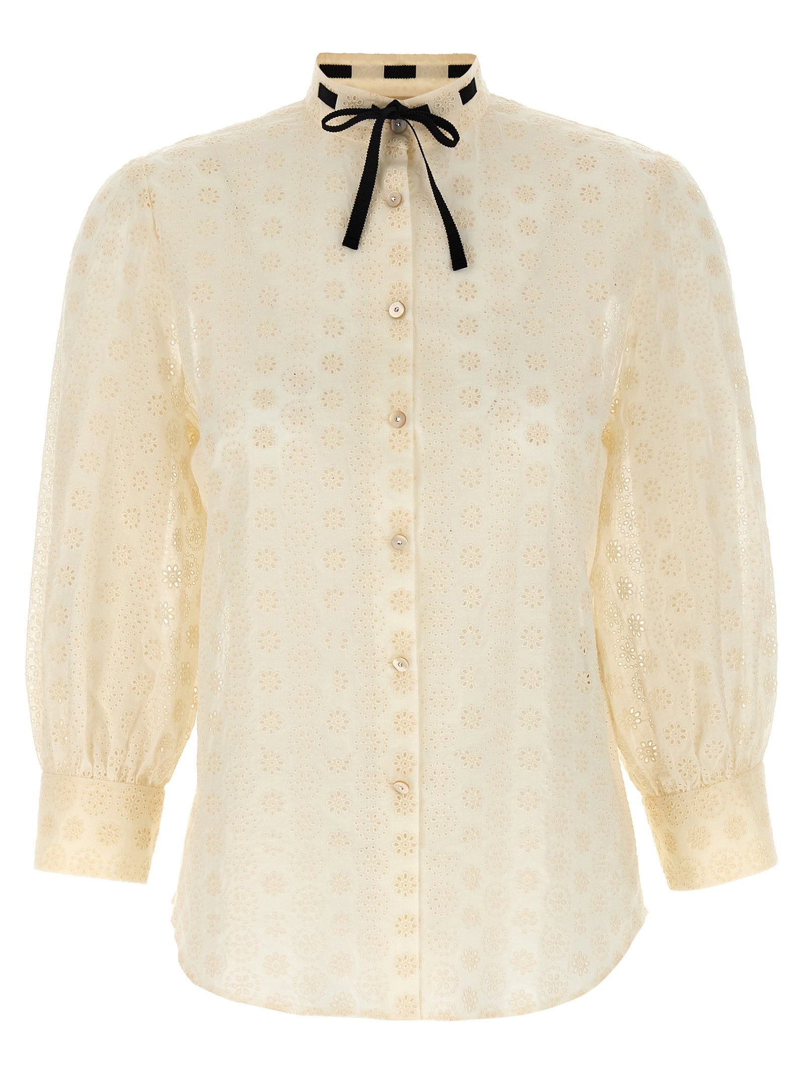 Shirt Valentino Garavani Sangallo White
