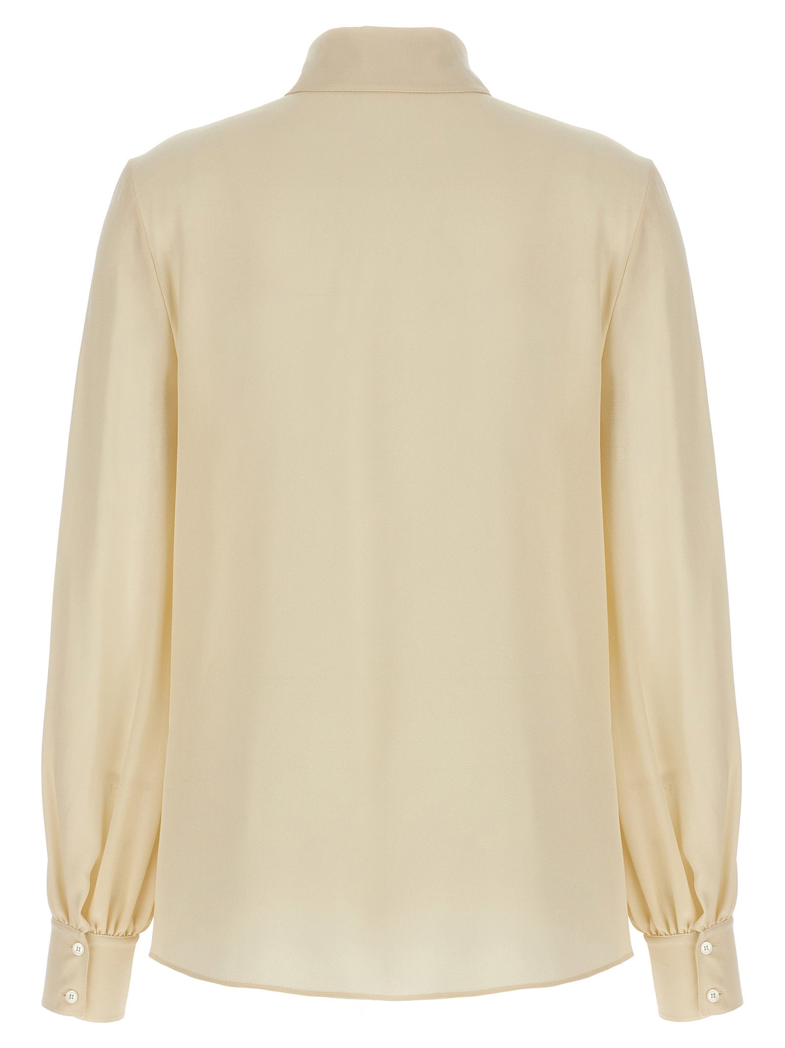 Valentino Garavani Bow Shirt Beige
