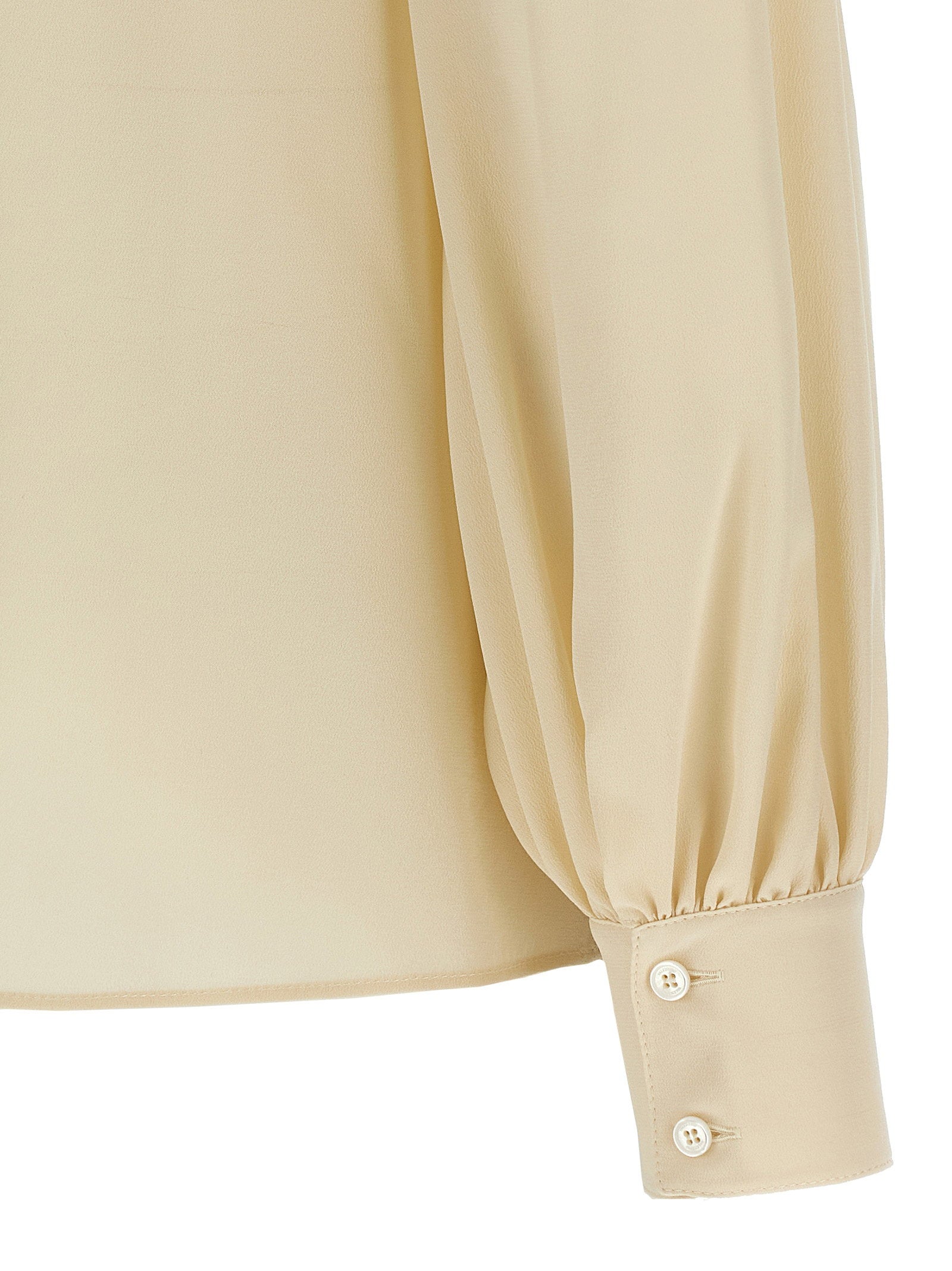 Valentino Garavani Bow Shirt Beige