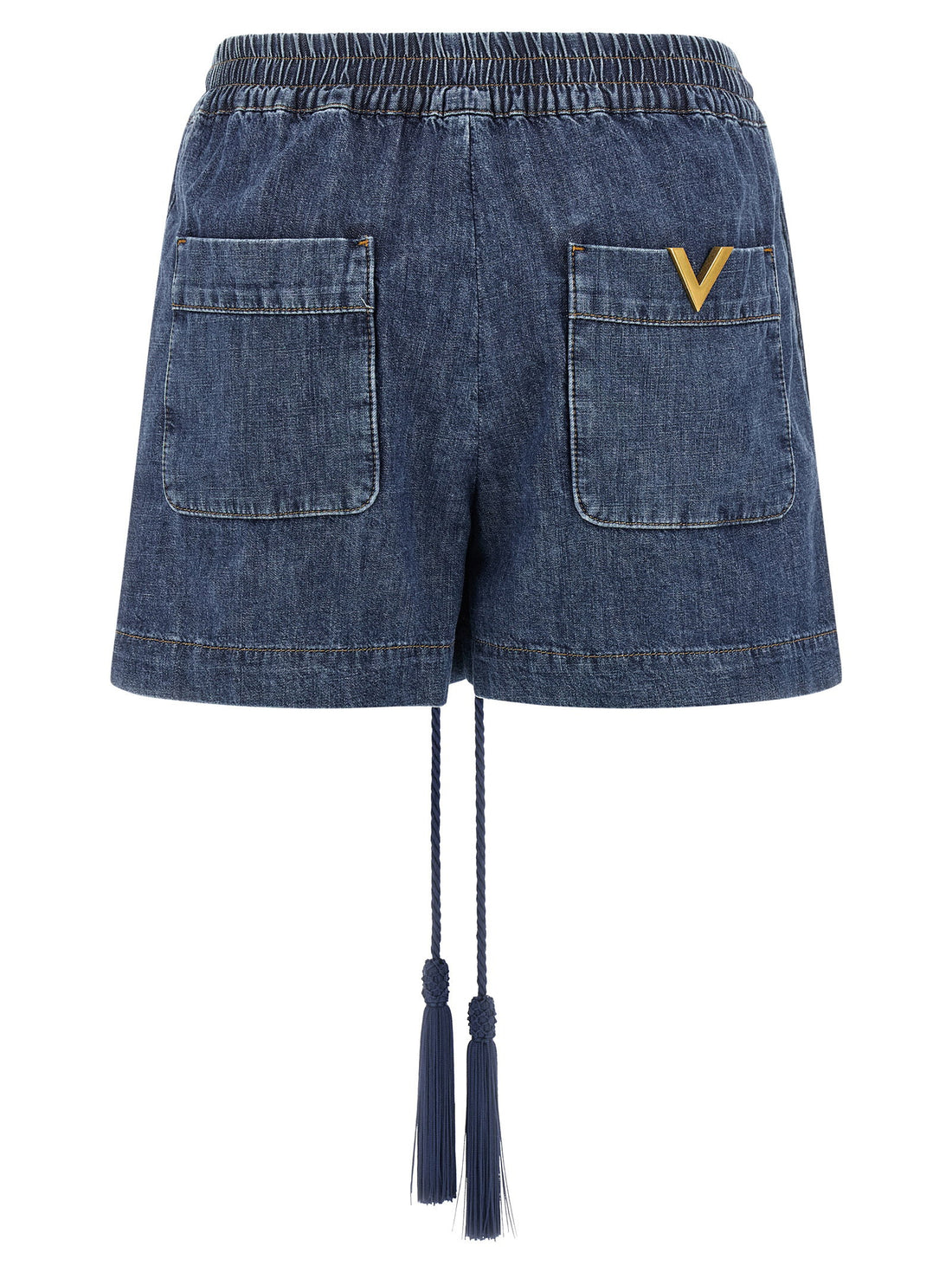 Valentino Garavani Vgold Shorts Blue