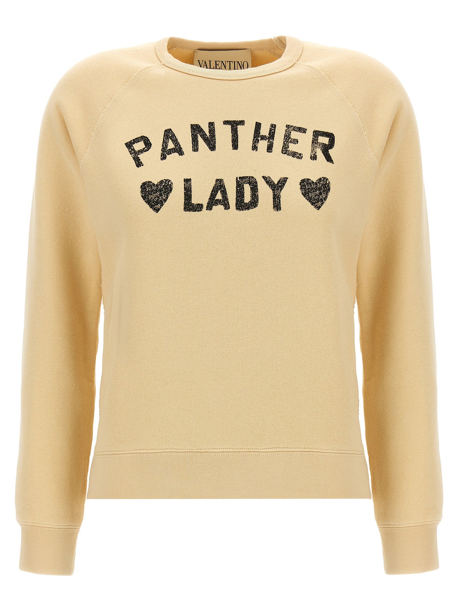 Valentino Garavani Panther Lady Sweatshirt Beige