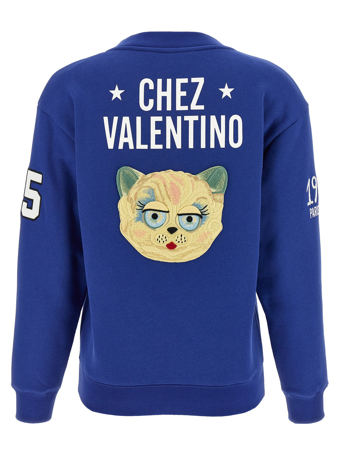Valentino Garavani Chat De La Maison Sweatshirt Blue
