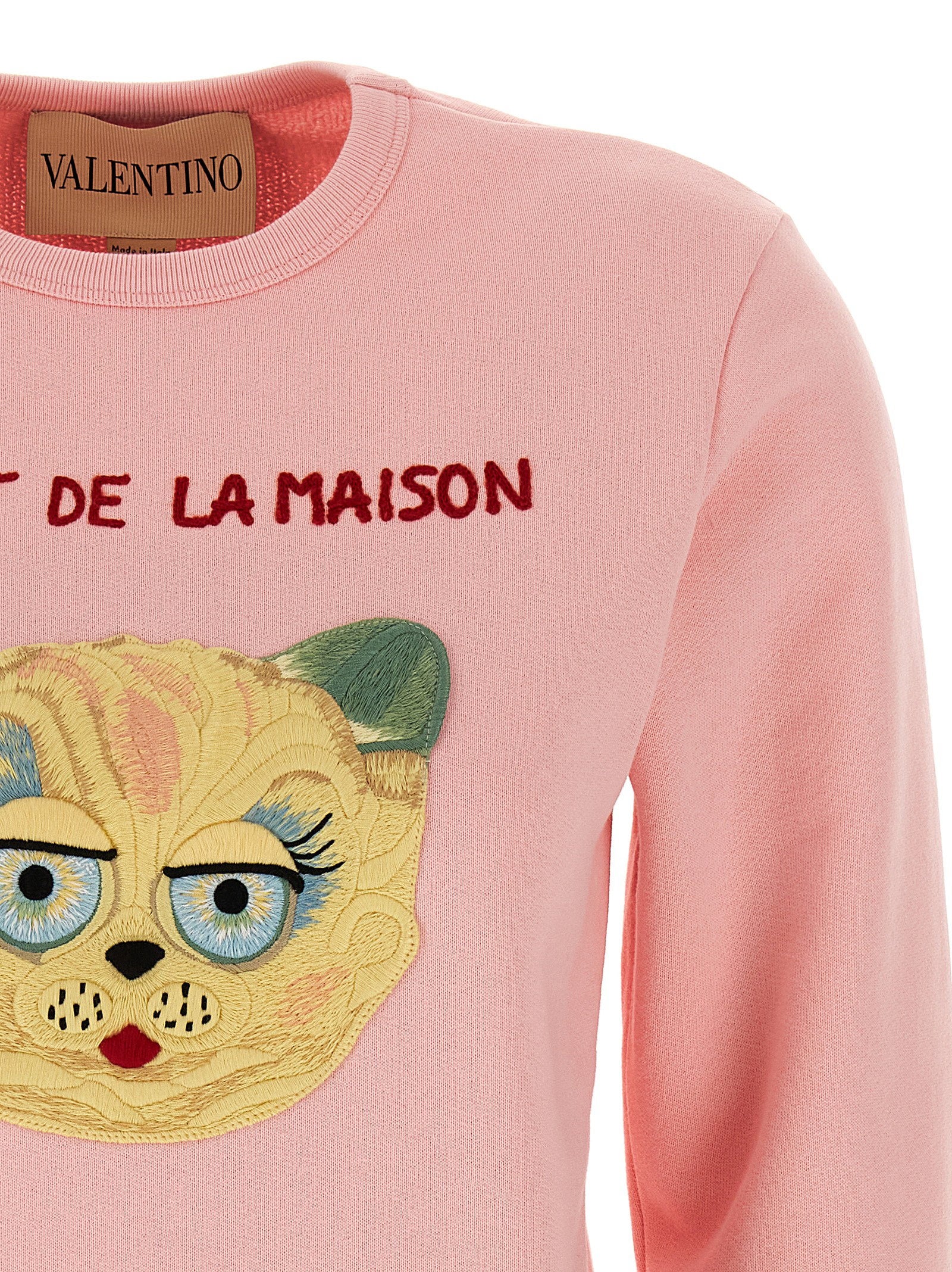 Valentino Garavani Le Chat De La Maison Sweatshirt Pink