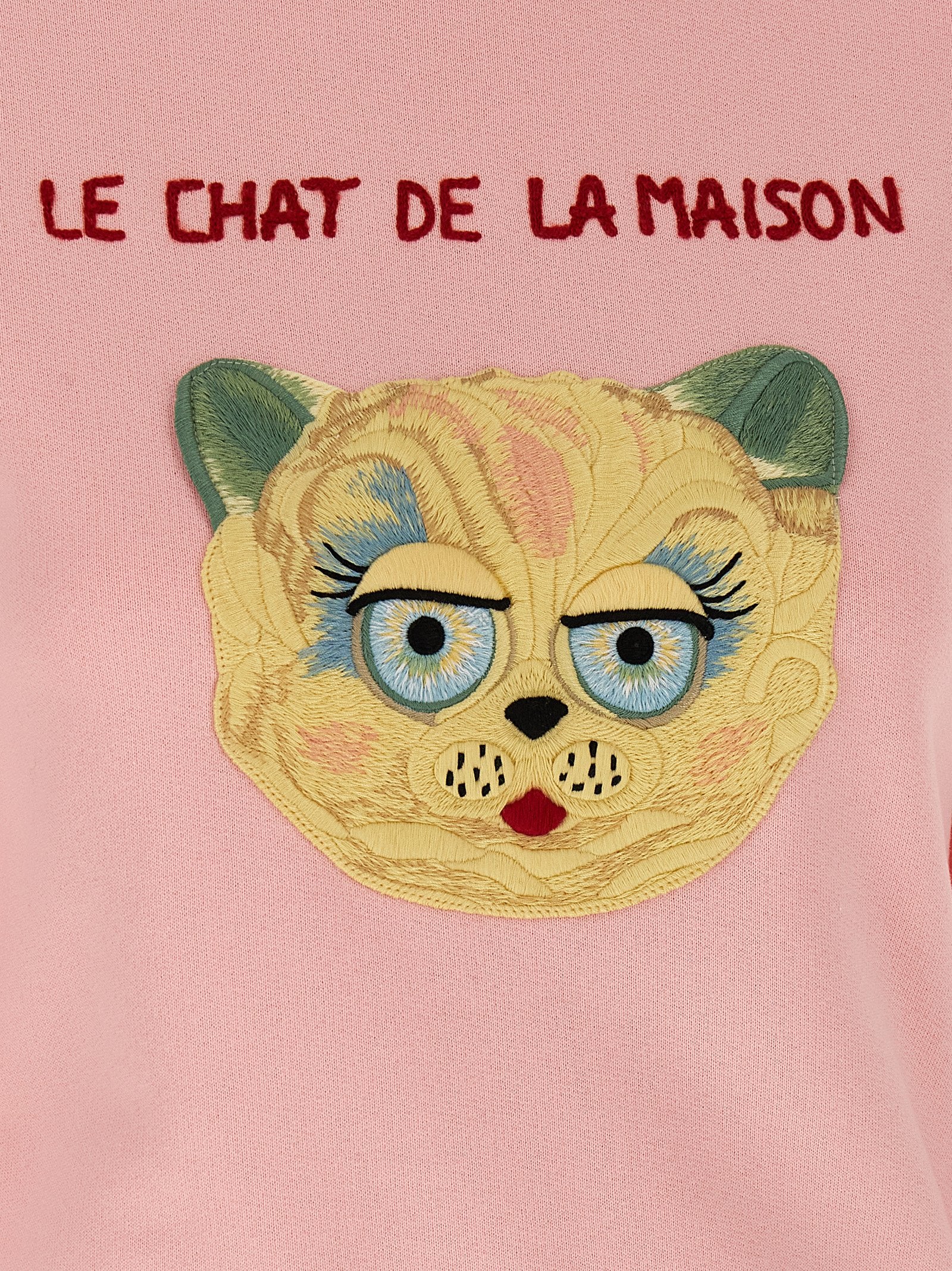 Valentino Garavani Le Chat De La Maison Sweatshirt Pink