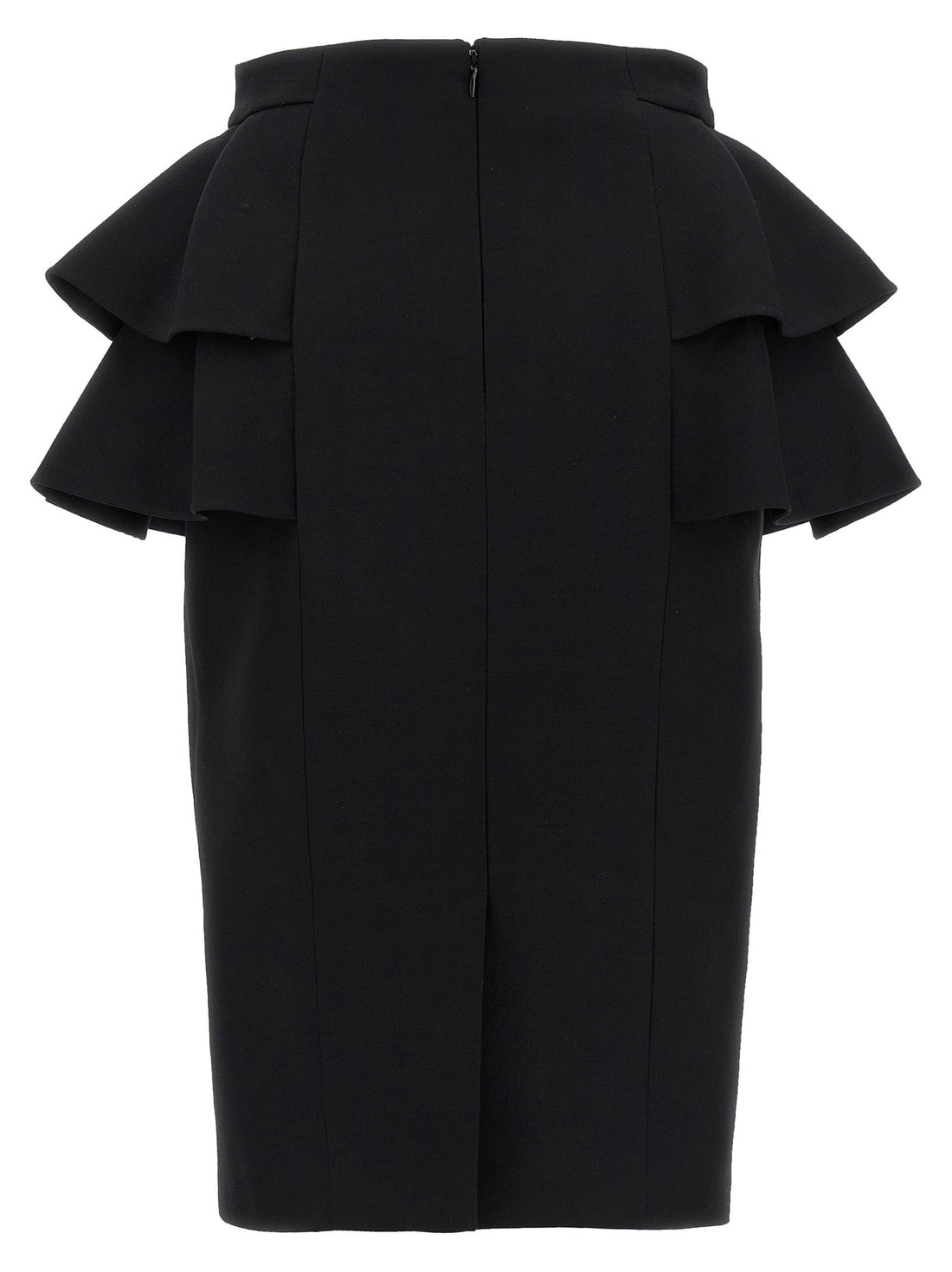 Valentino Garavani Crepe Couture Skirt Black
