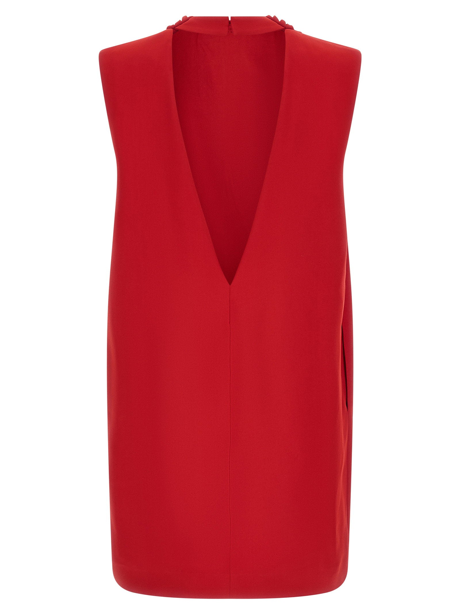 Valentino Garavani Solid Dress Red