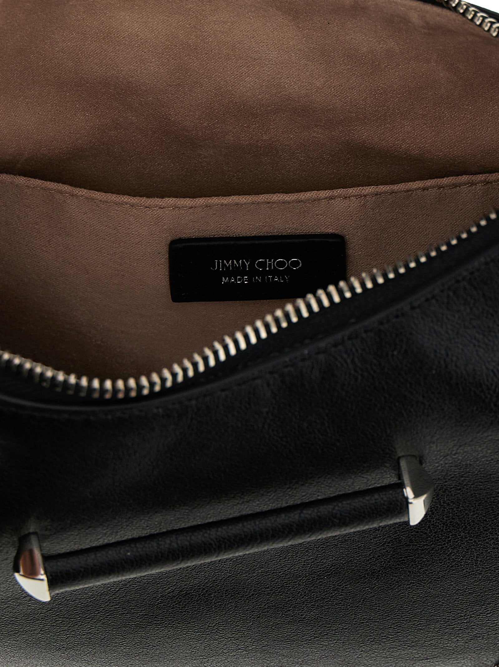 Jimmy Choo Bar Hobo Shoulder Bag White