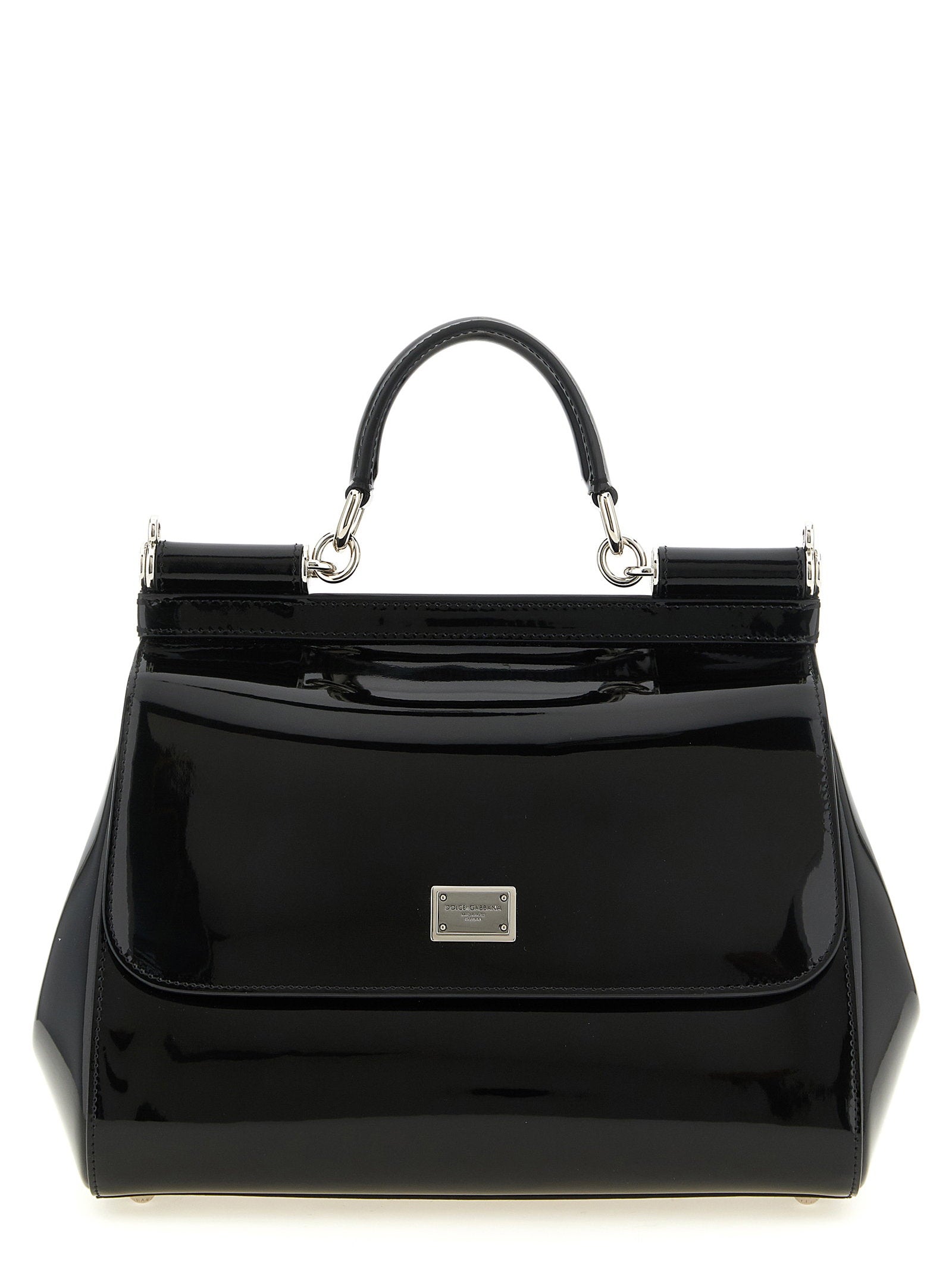 Dolce & Gabbana Sicily Large Handbag Black
