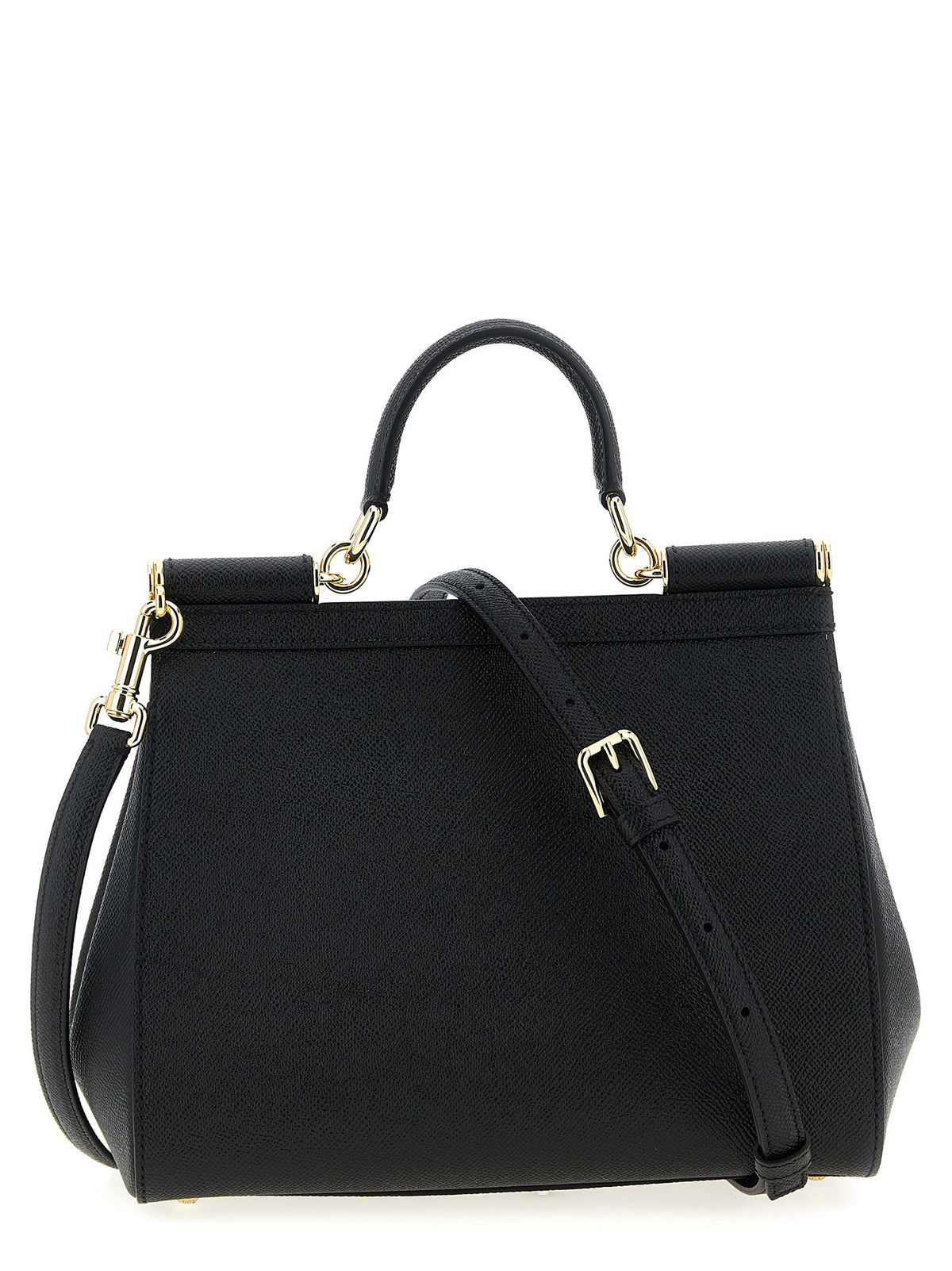 Dolce & Gabbana Sicily Large Handbag Black