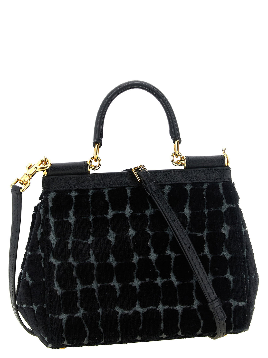 Dolce & Gabbana Sicily Small Handbag Black
