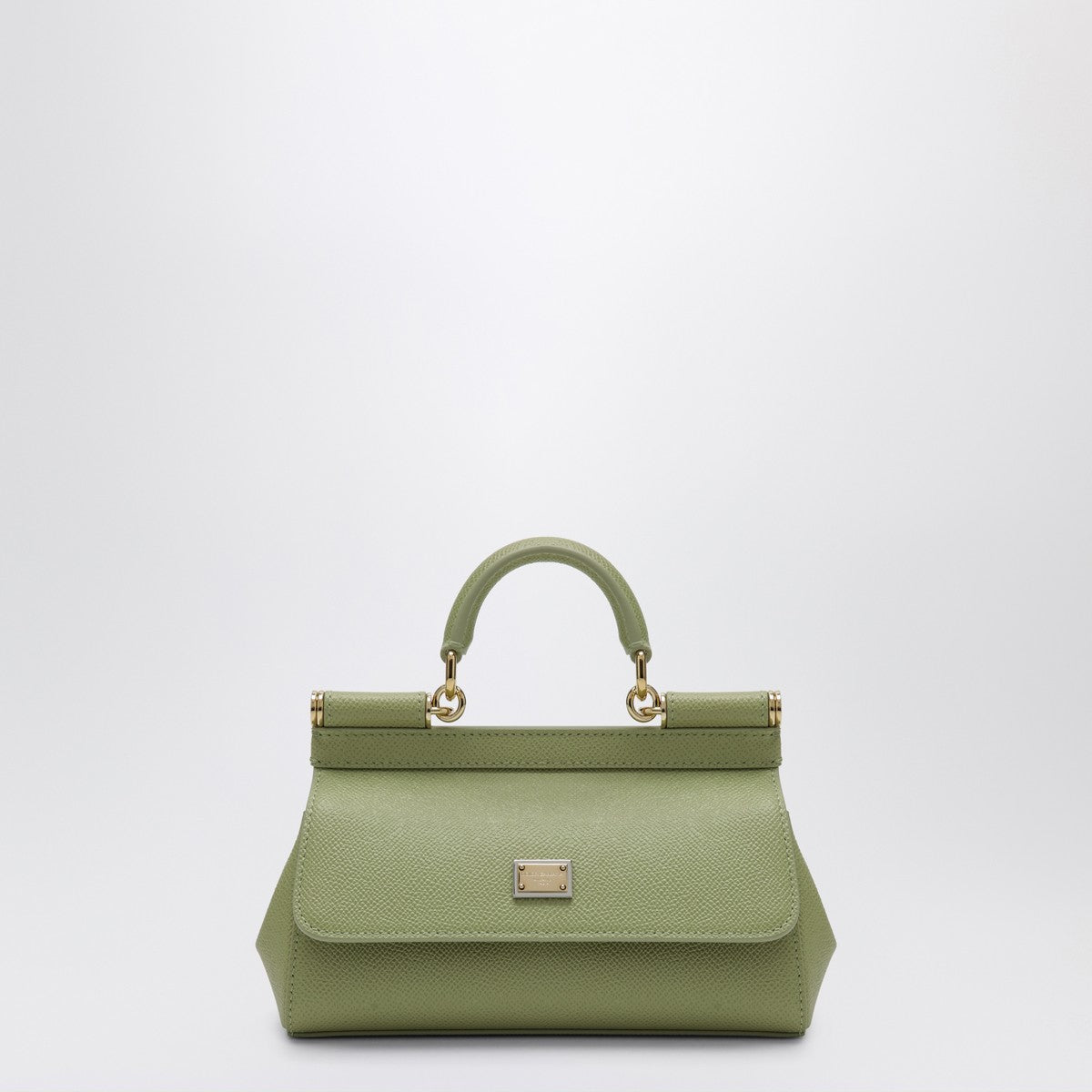 Dolce & Gabbana Sicily Small Top Handle Bag Green