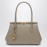 Dolce & Gabbana Marlene leather top-handle handbag taupe Brown
