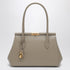 Dolce & Gabbana Marlene leather top-handle handbag taupe Brown