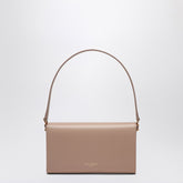 Dolce & Gabbana Beige Marlene Calfskin Shoulder Bag with Gold Turn-Lock Beige