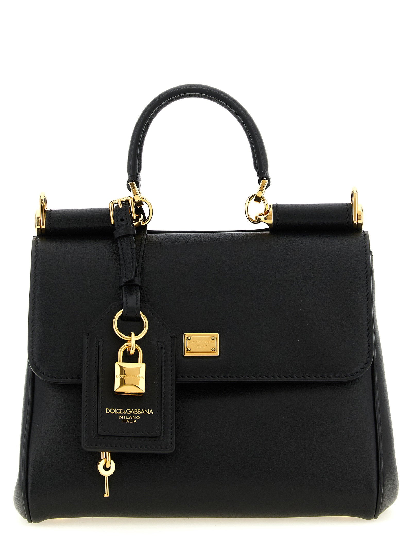 Dolce & Gabbana My Sicily Small Handbag Black