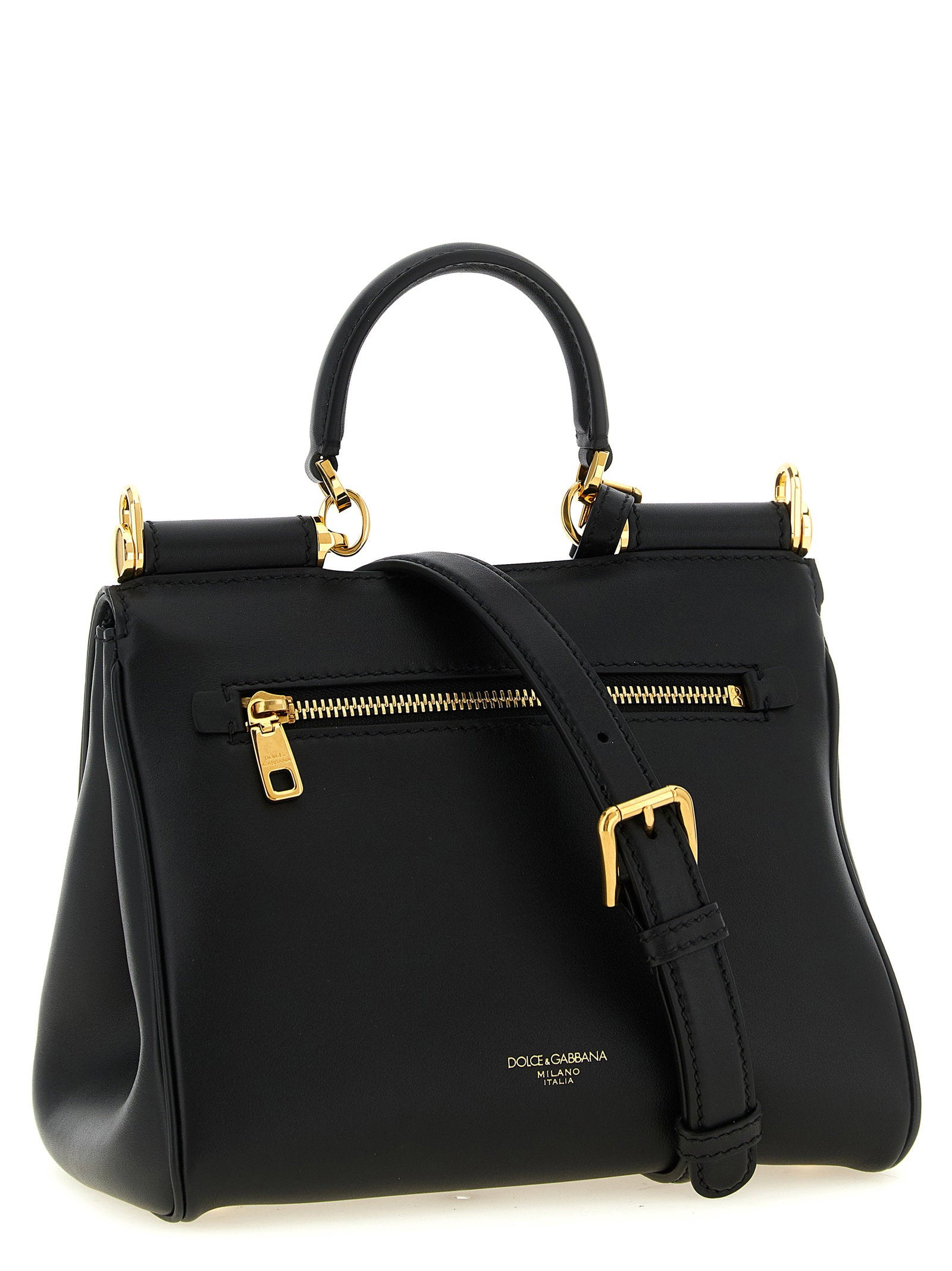 Dolce & Gabbana My Sicily Small Handbag Black