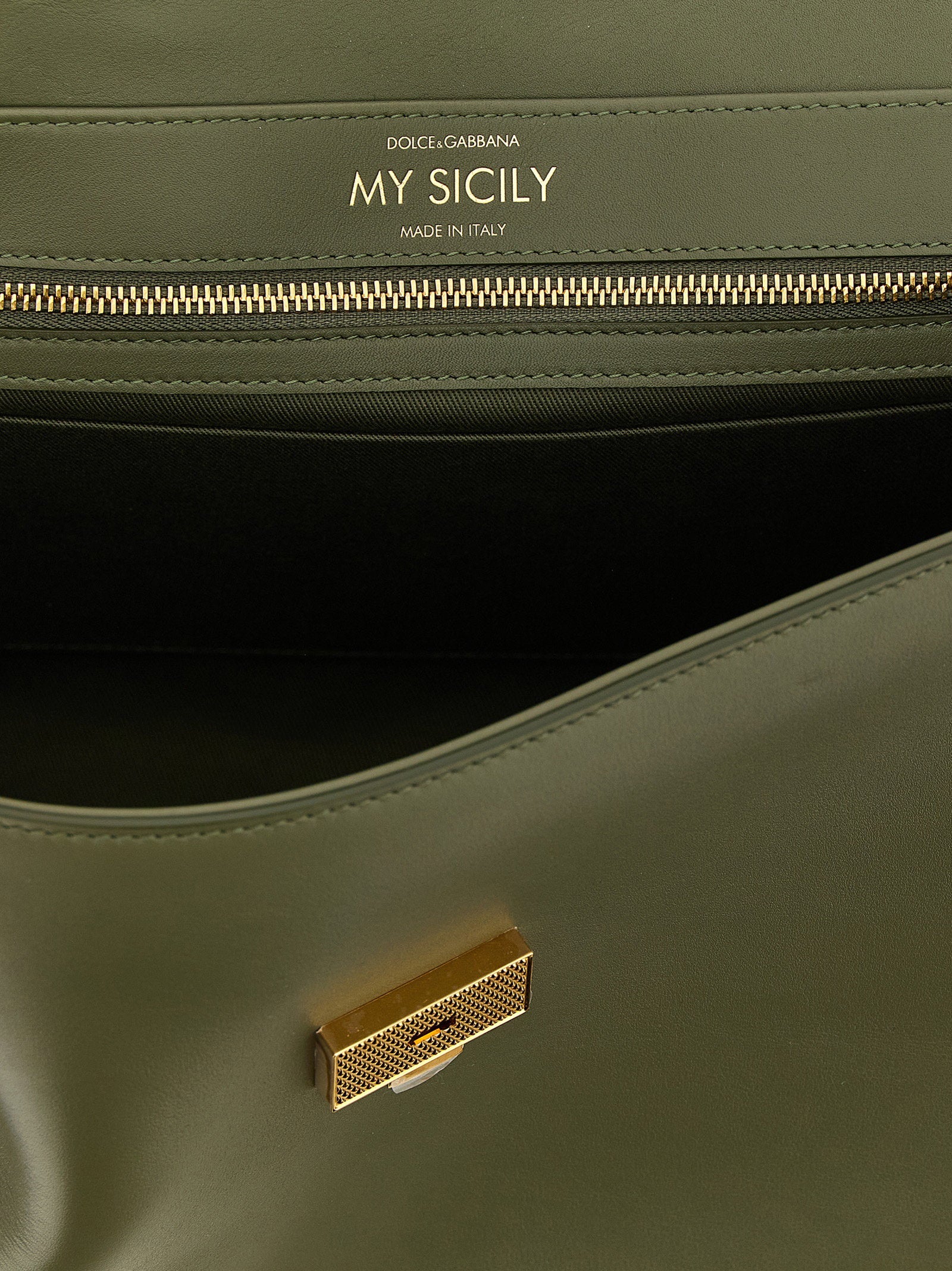 Dolce & Gabbana My Sicily Maxi Handbag Green