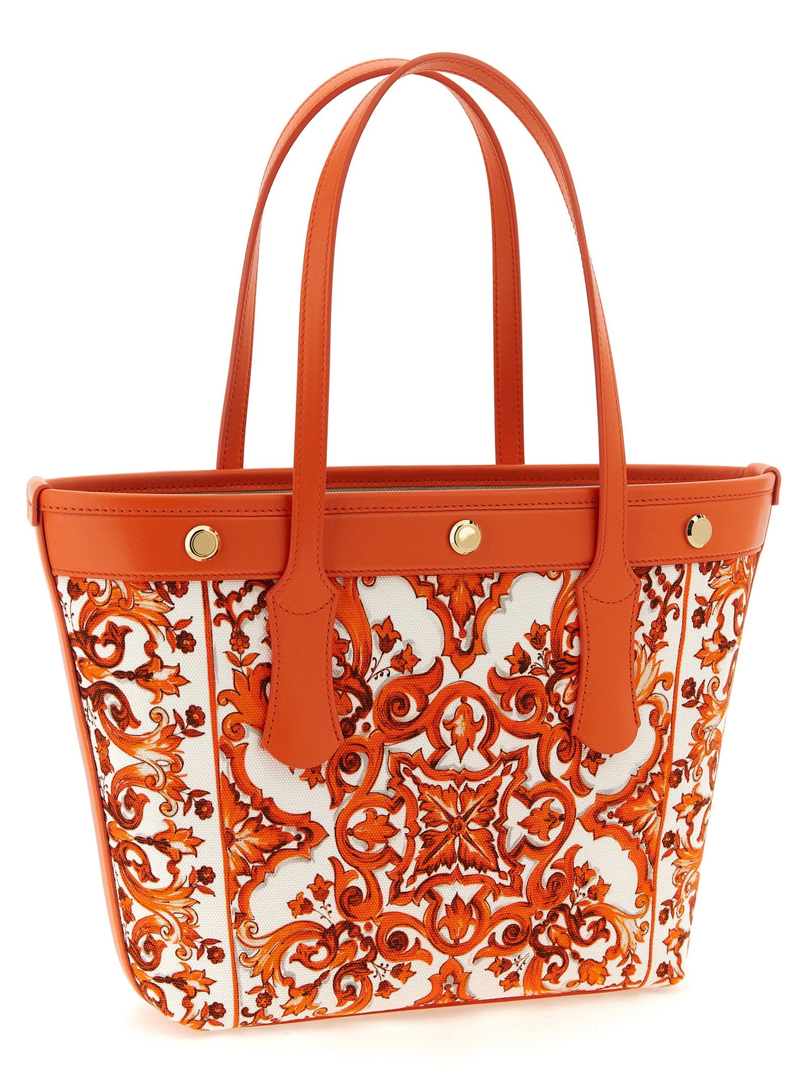 Dolce & Gabbana Atene Shopping Bag Orange