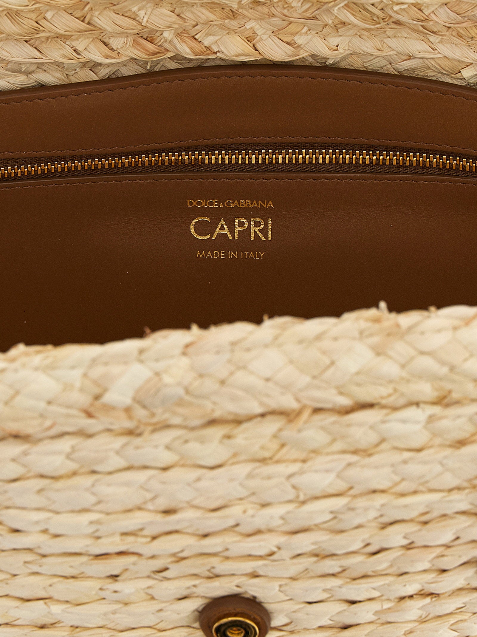 Dolce & Gabbana Capri Shoulder Bag Beige