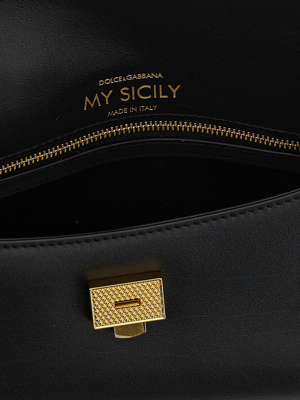 Dolce & Gabbana My Sicily Mini Handbag Black