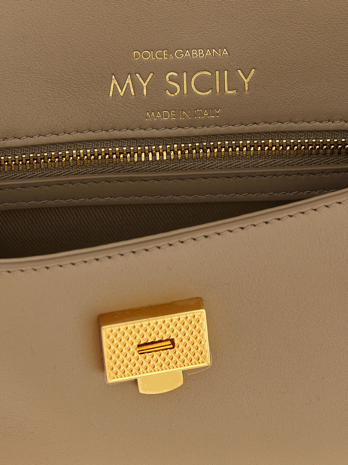 Dolce & Gabbana My Sicily Handbag Beige