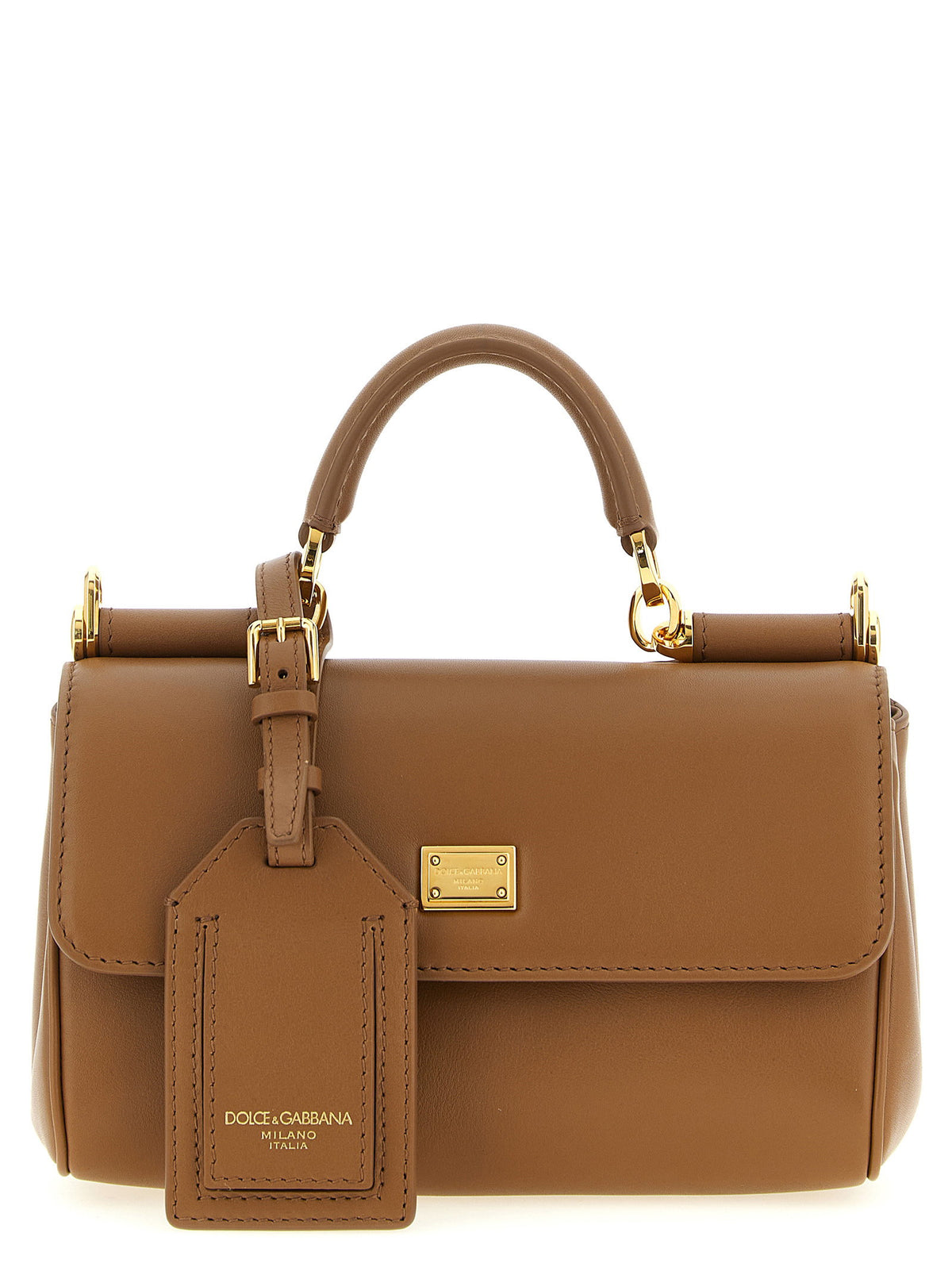 Dolce & Gabbana My Sicily Mini Handbag Brown