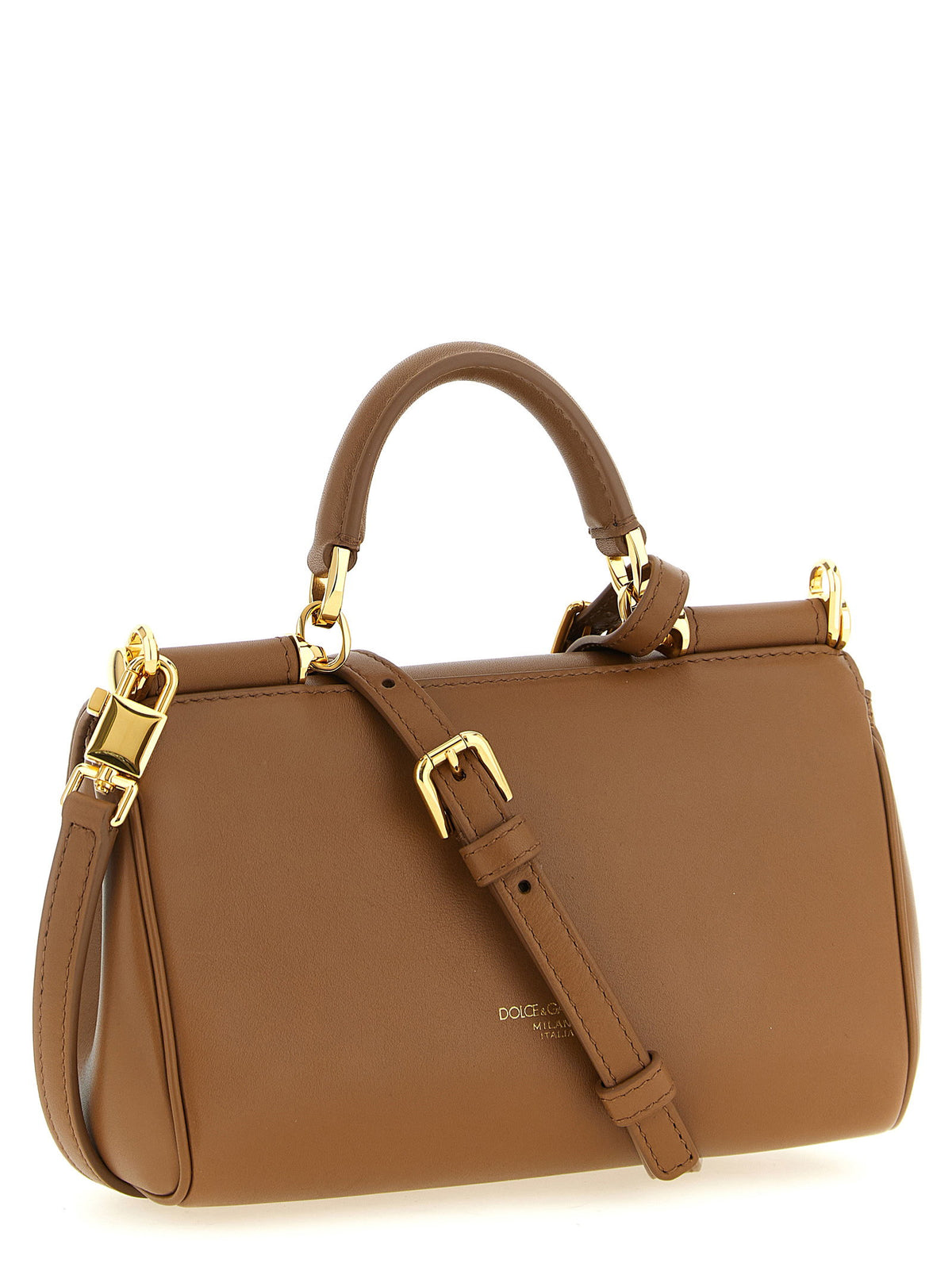 Dolce & Gabbana My Sicily Mini Handbag Brown