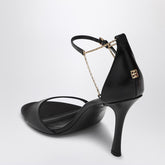 Givenchy 4G Liquid 95 black leather high-heel sandals Black