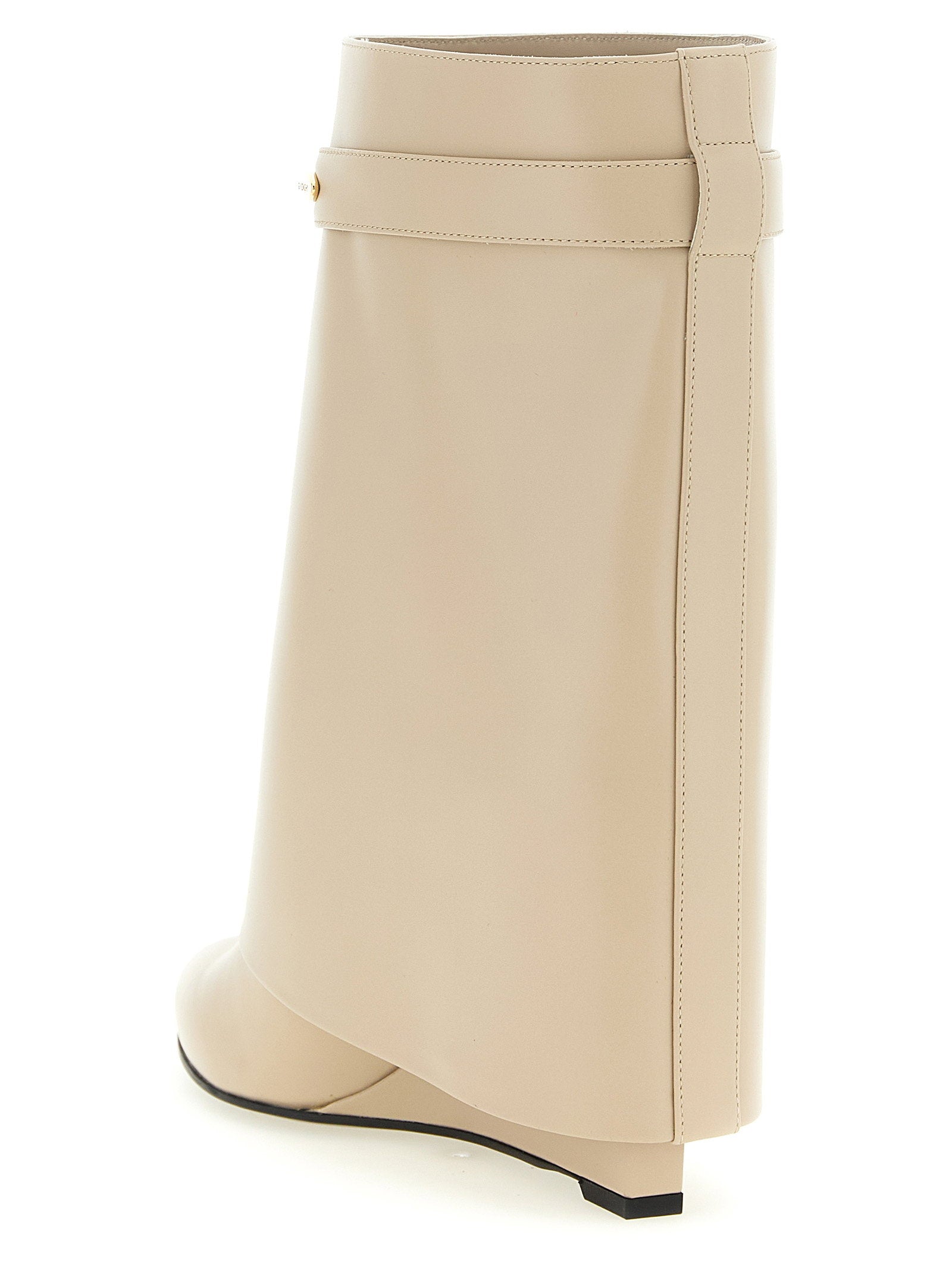 Givenchy Shark Pinch Ankle Boots Beige