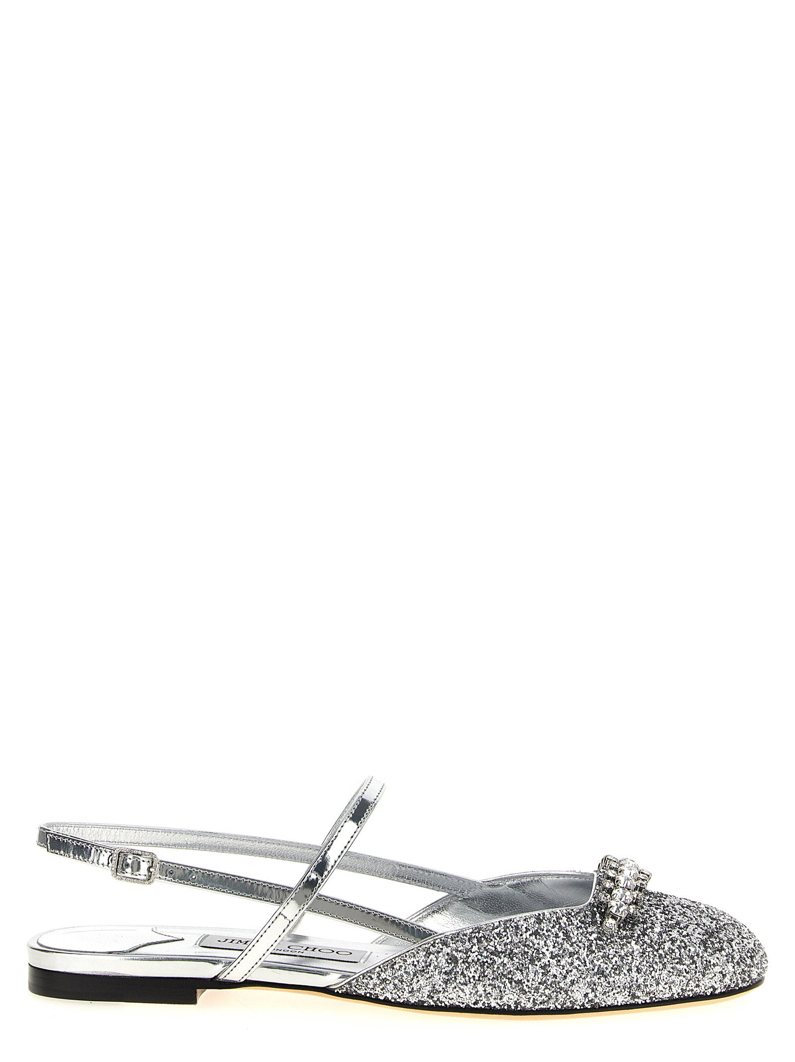 Jimmy Choo Belinda Slingback Silver