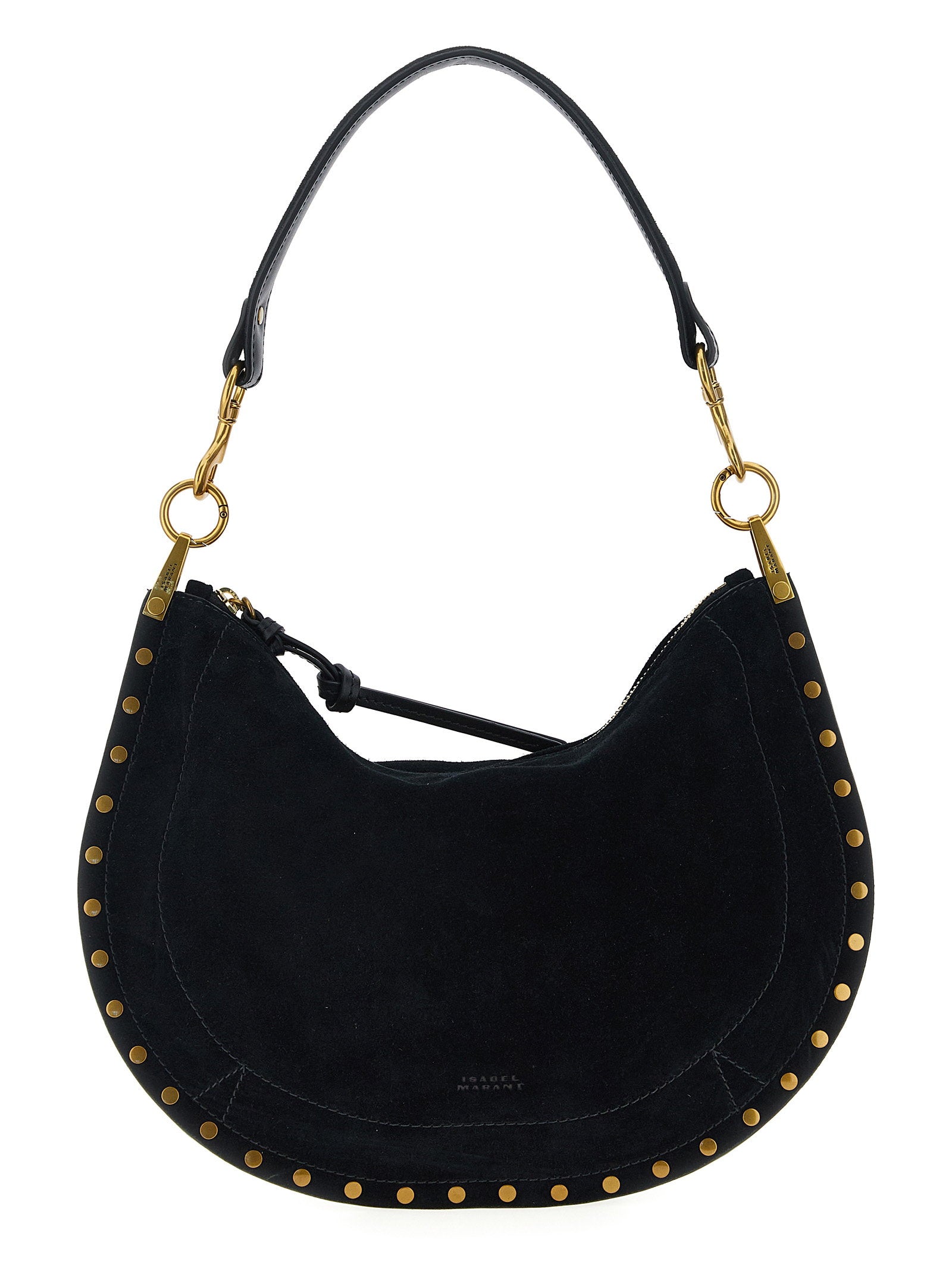 Isabel Marant Oskan Soft Zip Handbag Black