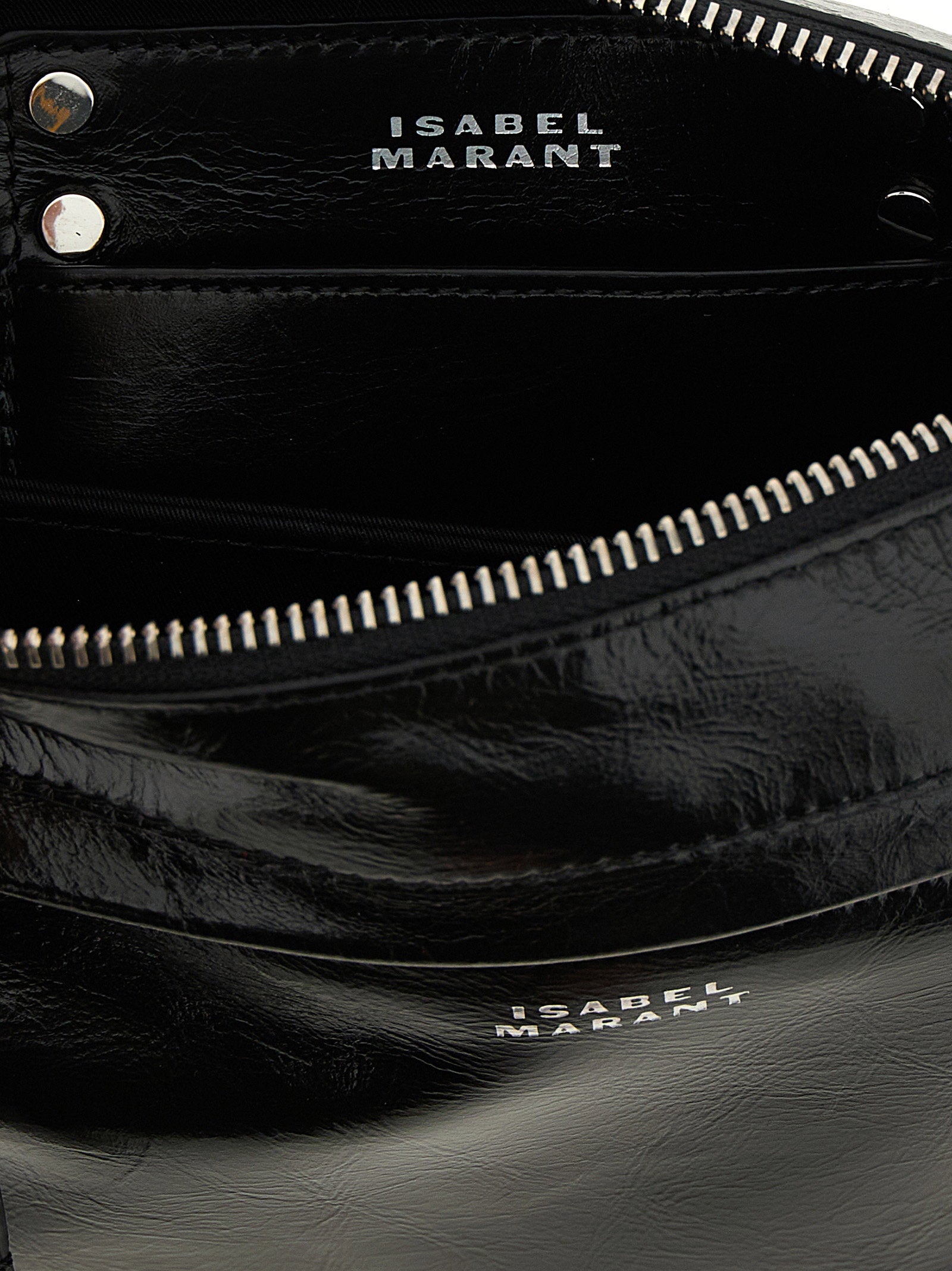 Isabel Marant Winna Duo Crossbody Bag Black