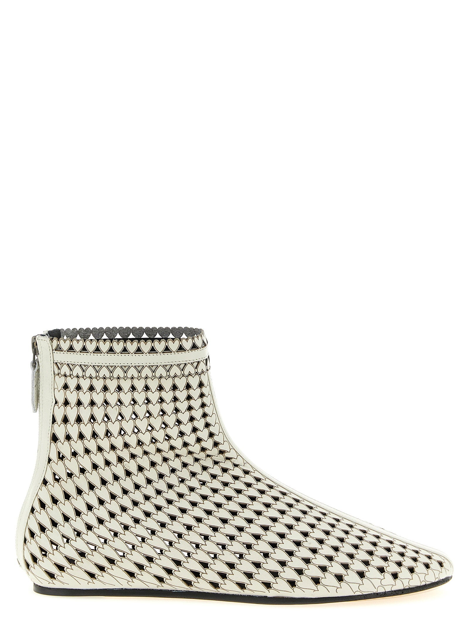 Isabel Marant Ferix Ankle Boots Beige