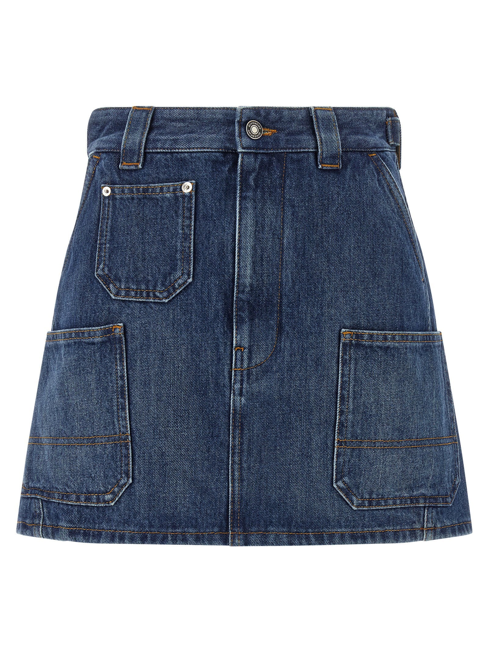 Givenchy Denim Skirt Blue