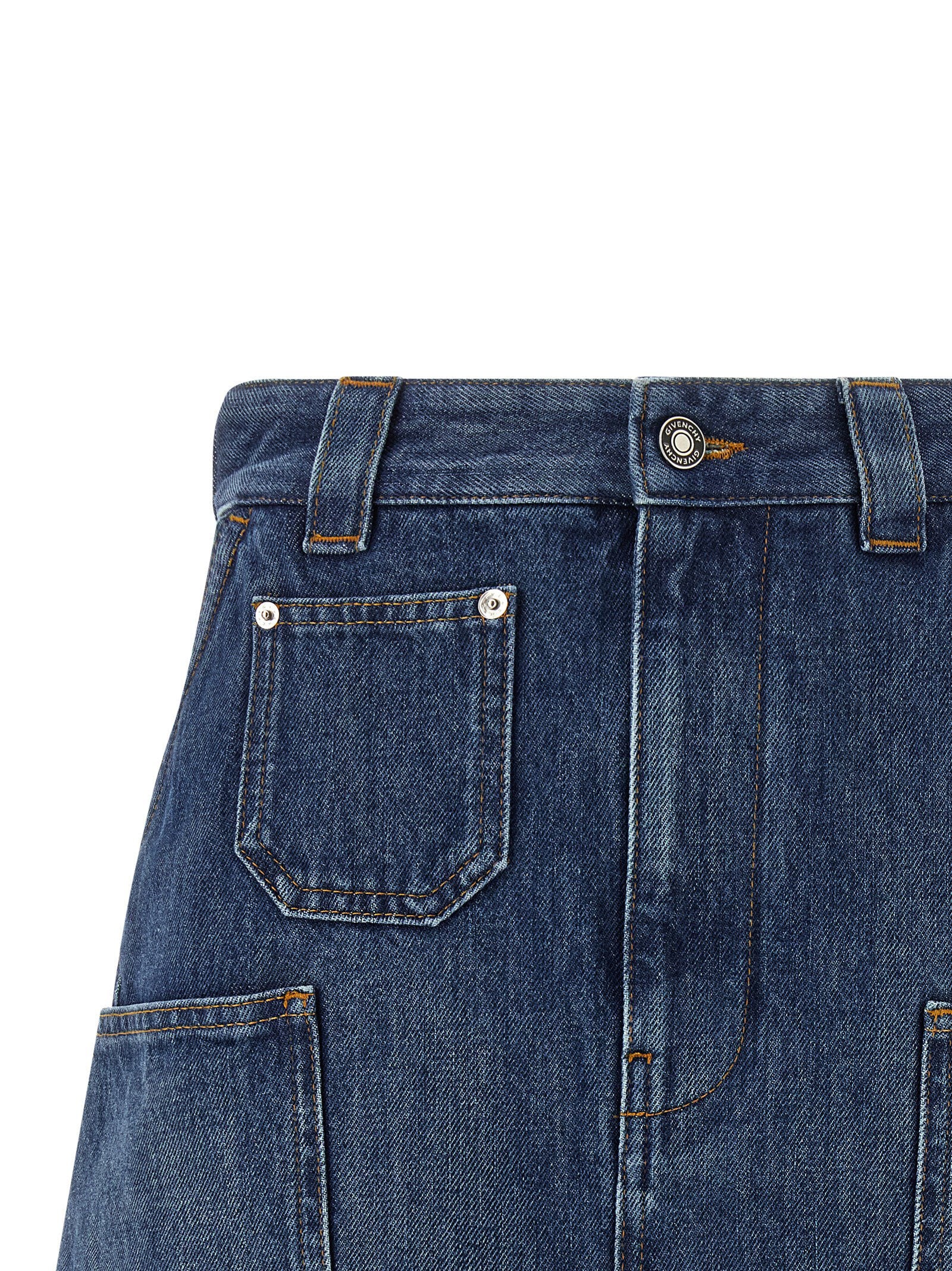 Givenchy Denim Skirt Blue