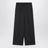 Givenchy Wide-Leg Wool Trousers in Dark Grey Grey