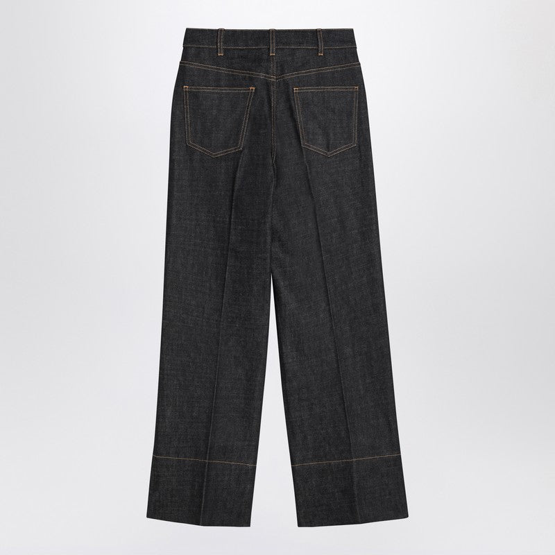 Givenchy Dark Blue Straight-Leg Denim Jeans Blue