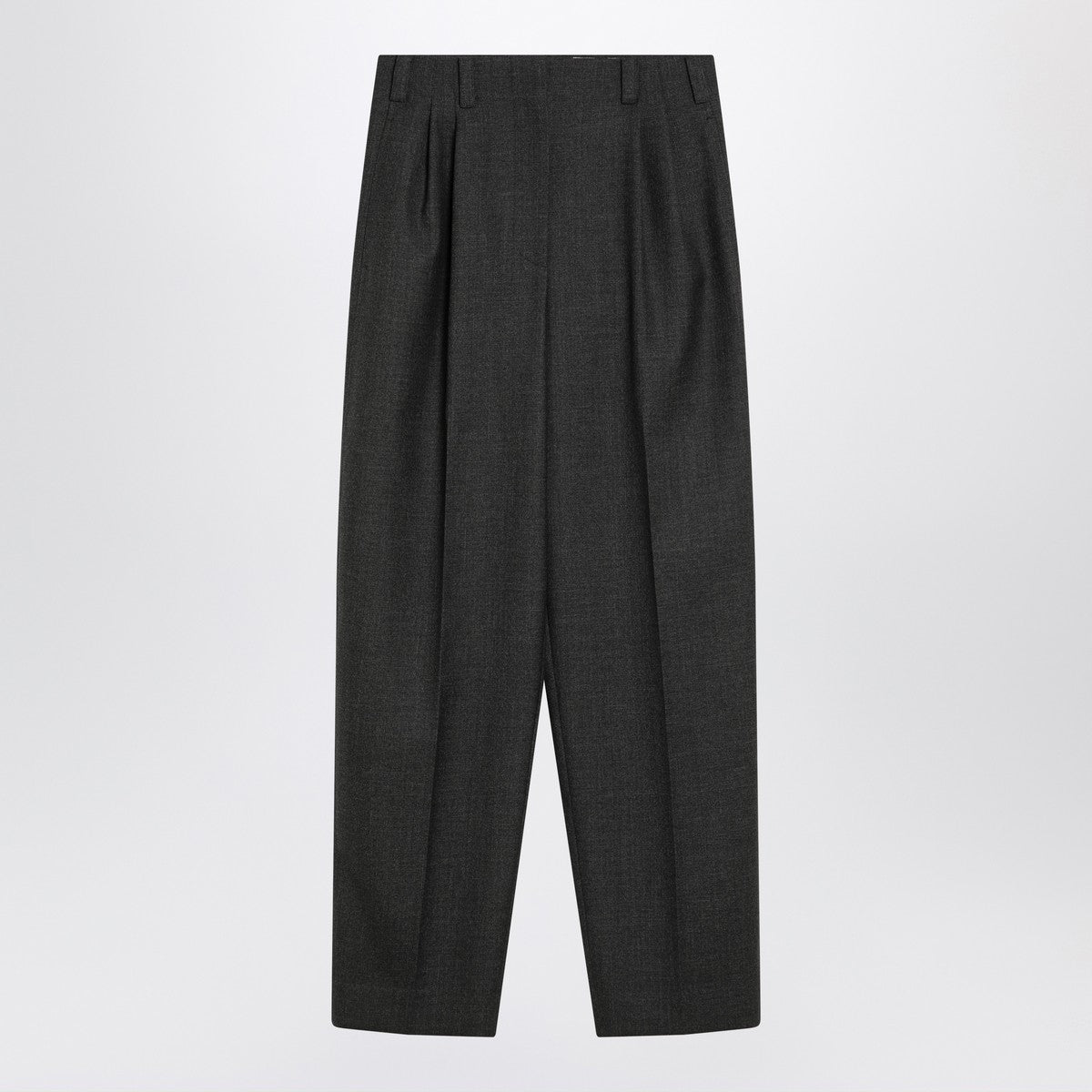 Givenchy Grey Wool Pleated Trousers Grey