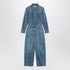 Givenchy Light Blue Denim Wide-Leg Jumpsuit With Visible Stitching Light blue