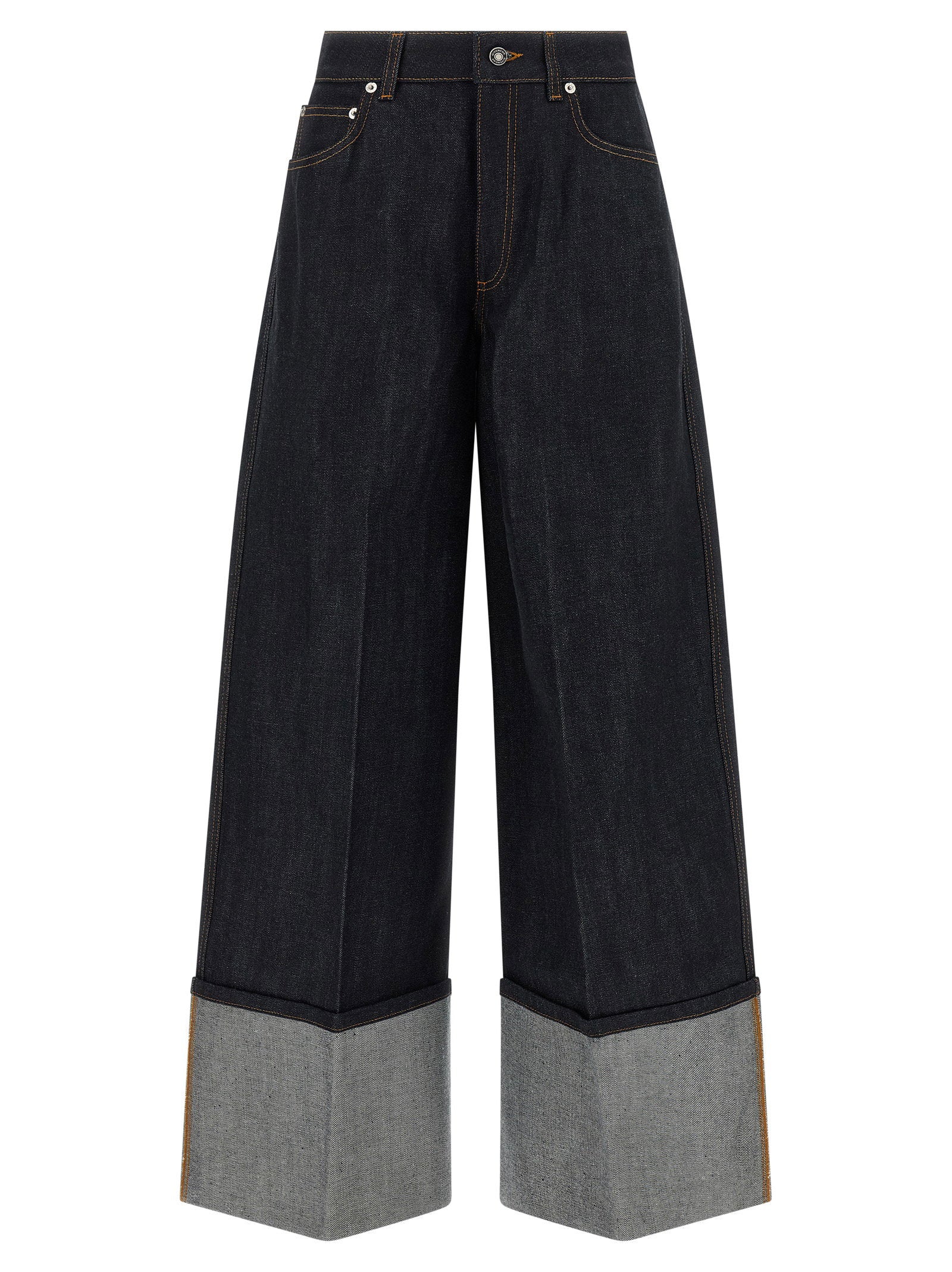 Givenchy Turn Up Jeans Blue