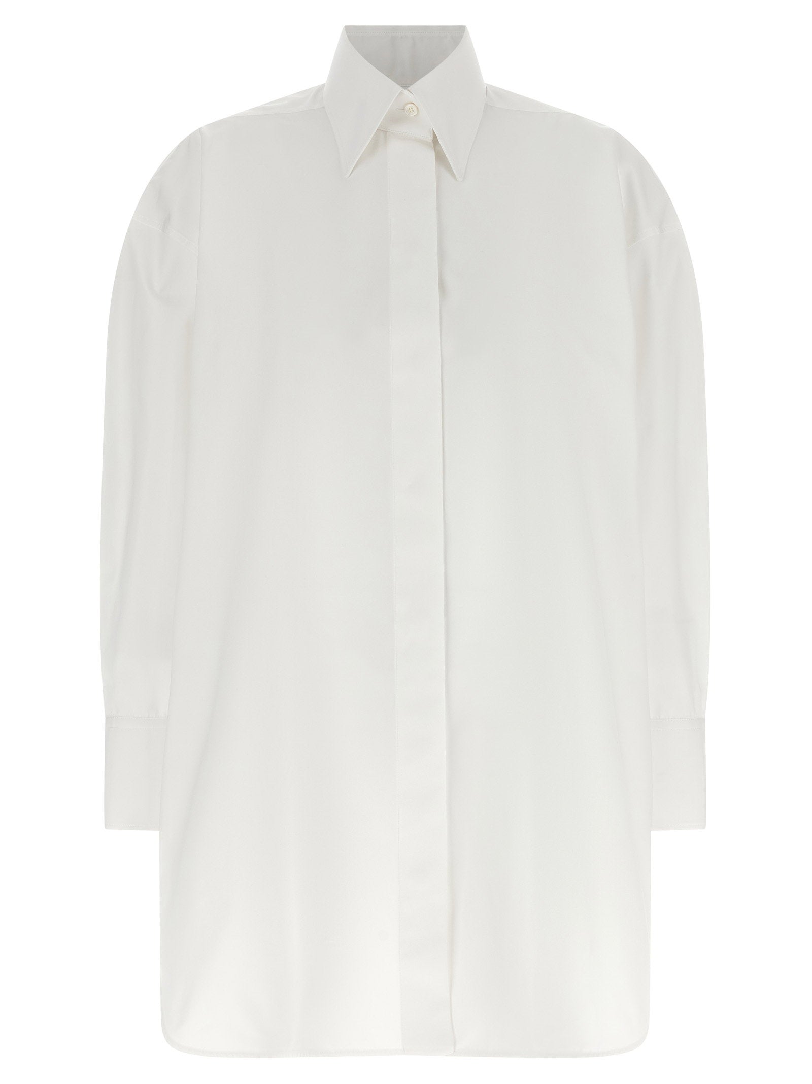 Givenchy Asymmetric Shirt White