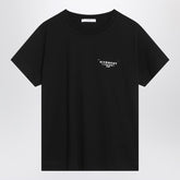 Givenchy Black Cotton Logo-Print T-Shirt Black