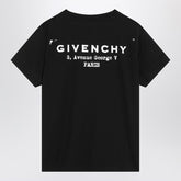Givenchy Black Cotton Logo-Print T-Shirt Black