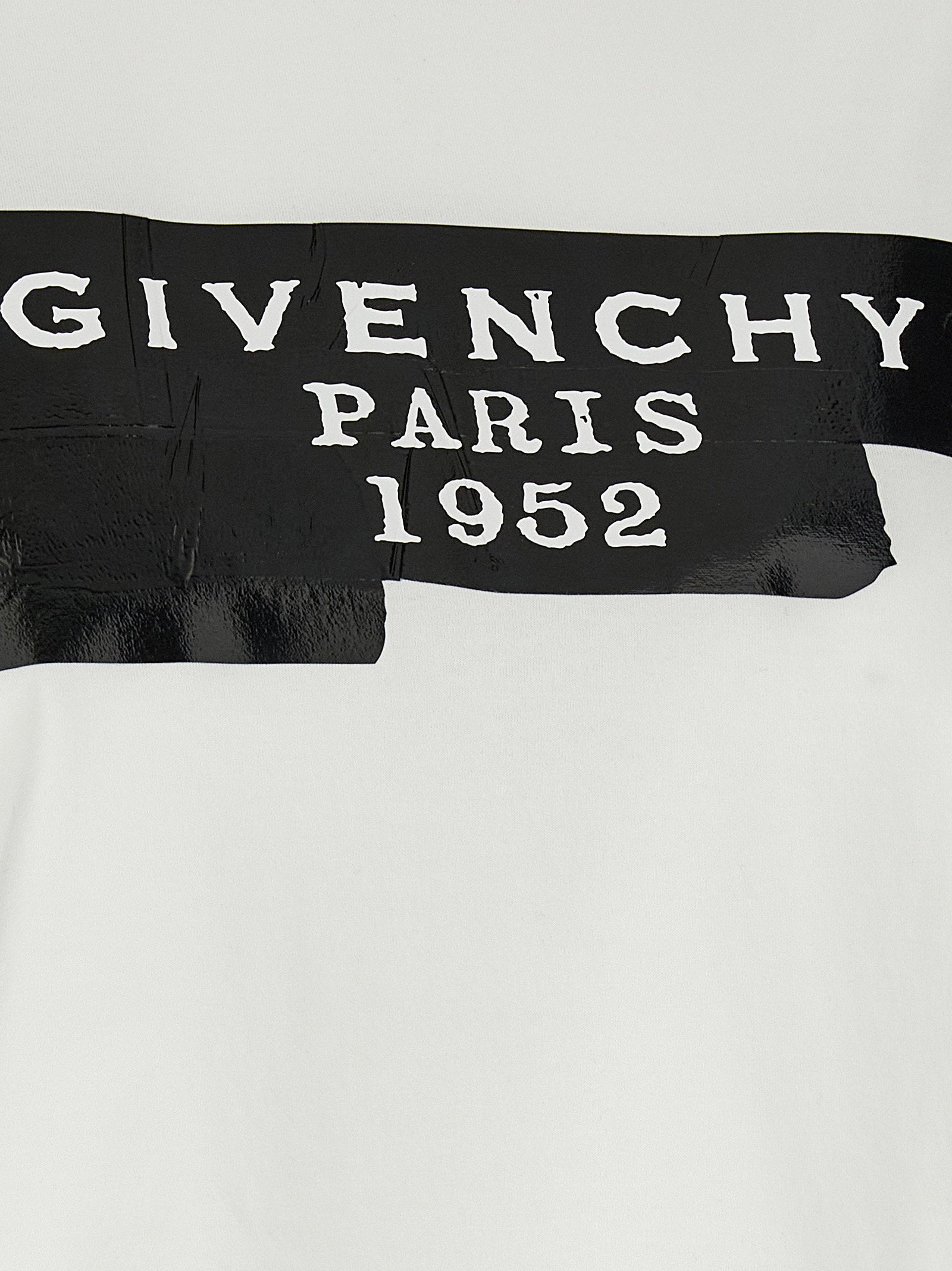 Givenchy Tape T-shirt White/black