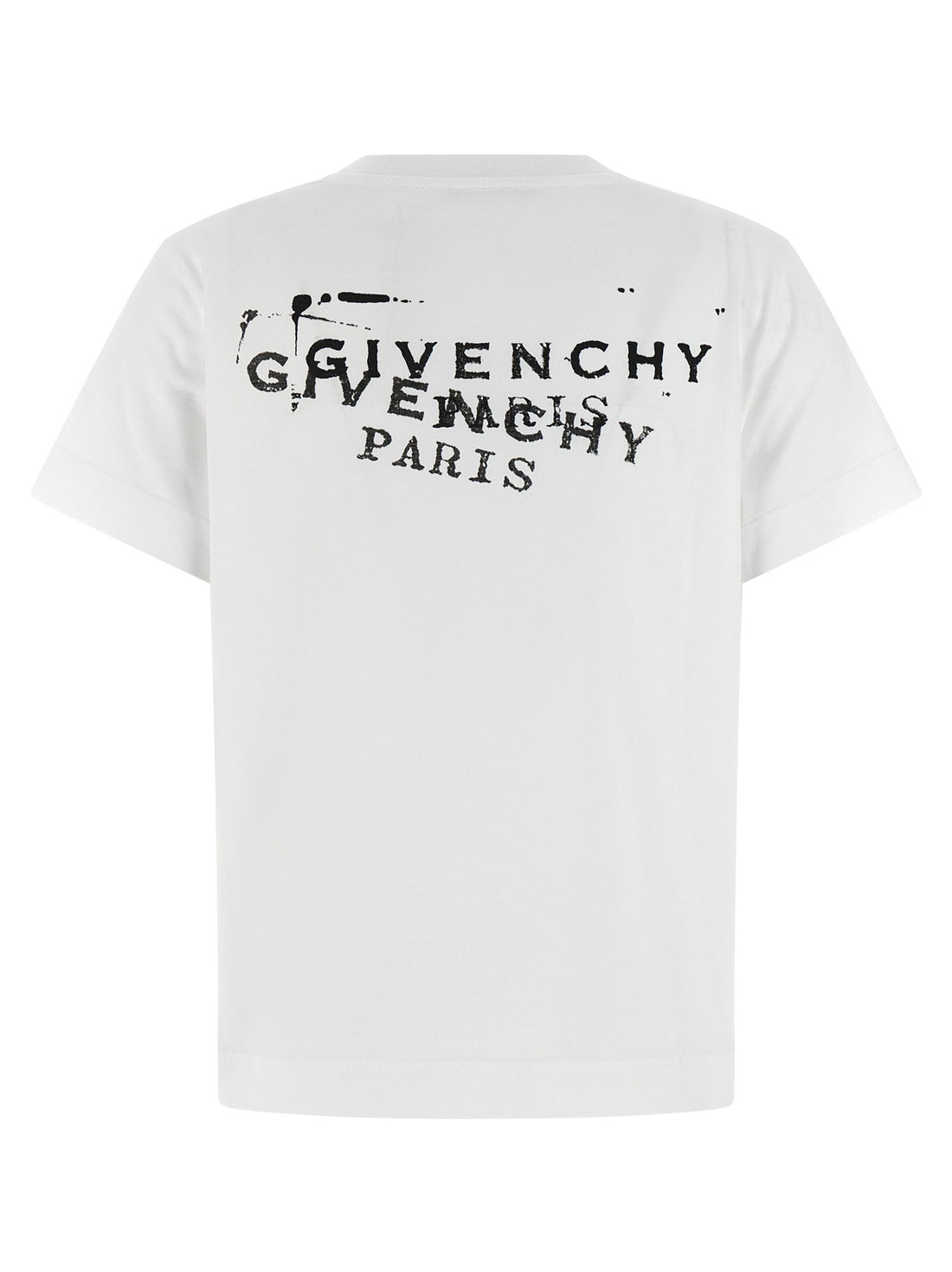 Givenchy T-shit Logo Stamp White